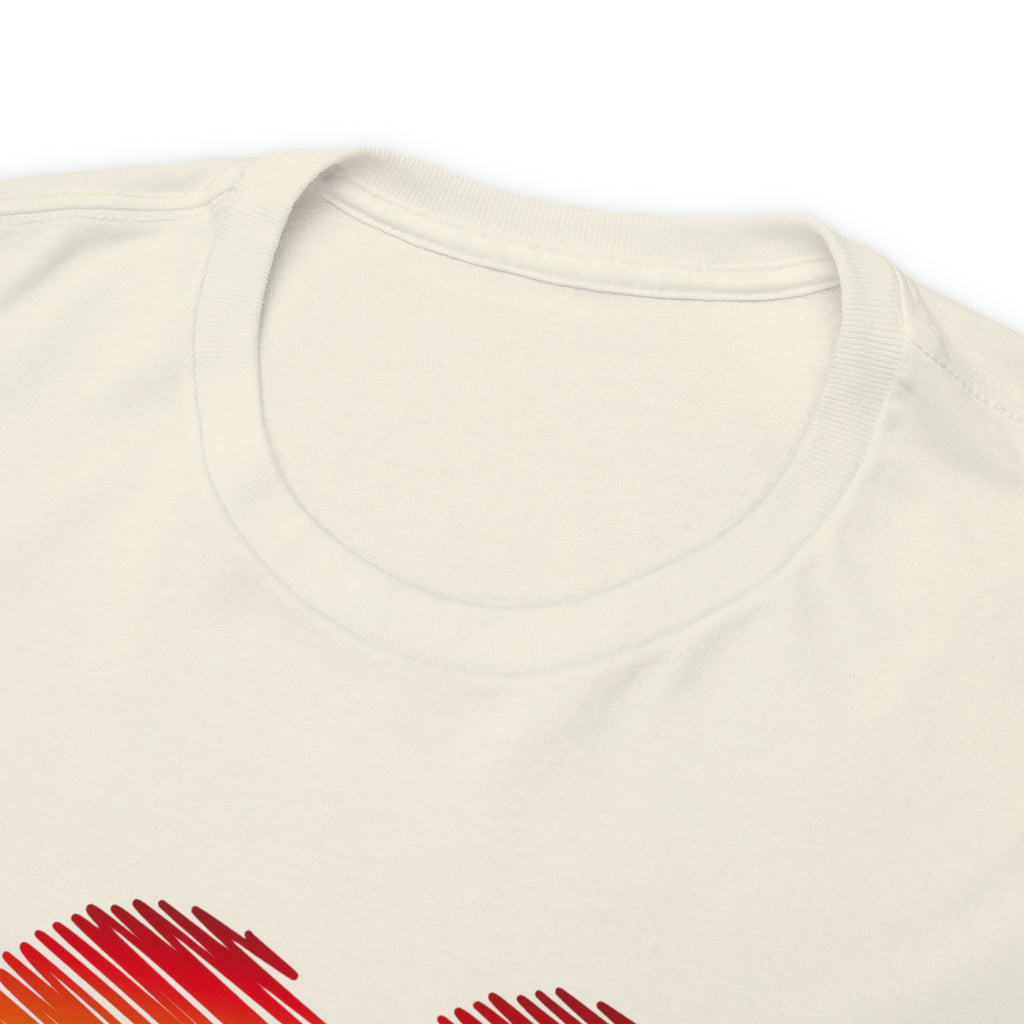 Love is Love Heart Unisex Heavy Cotton Tee