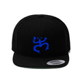 Taino Dark Blue Coqui Unisex Flat Bill Hat