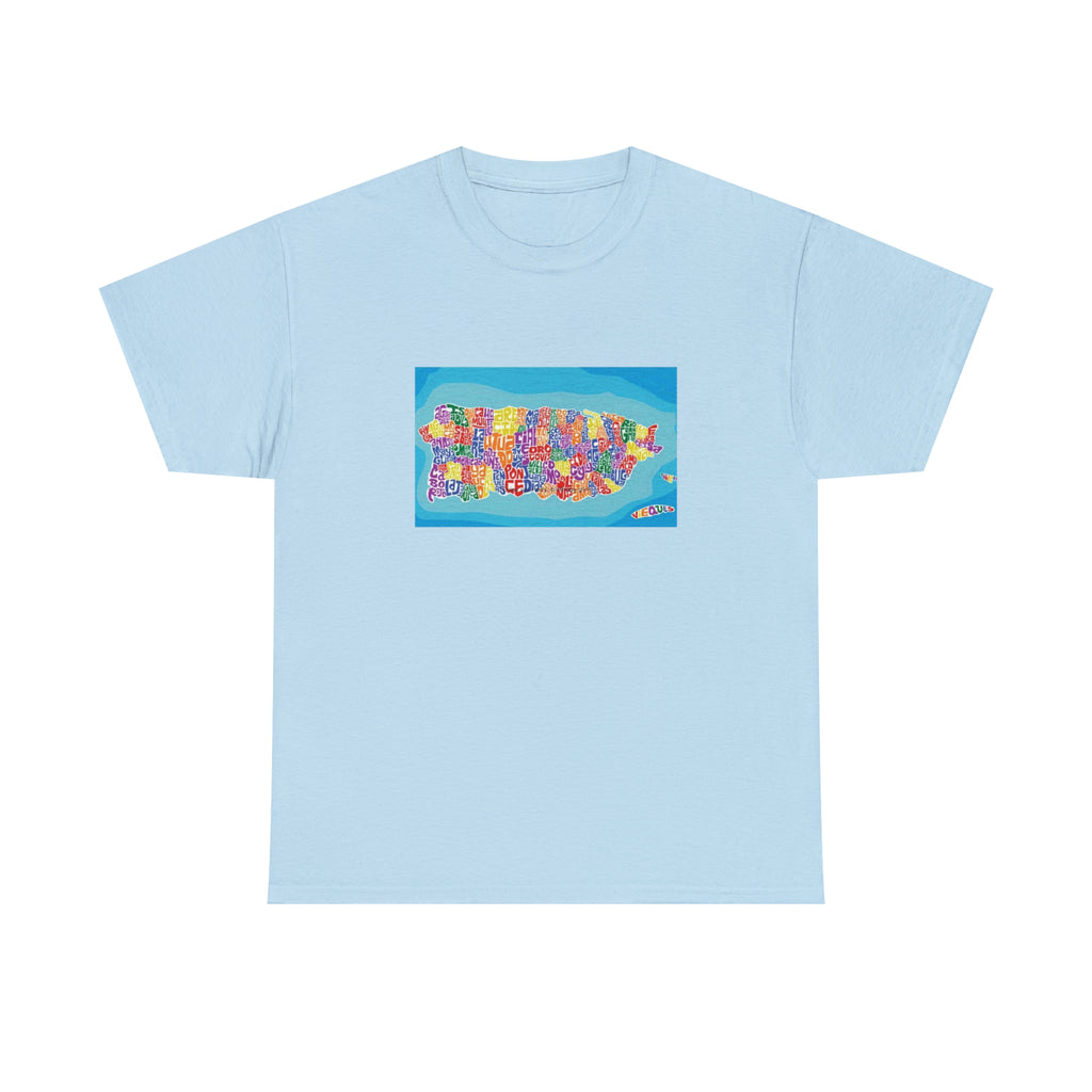 The Island of Puerto Rico Unisex Heavy Cotton Tee