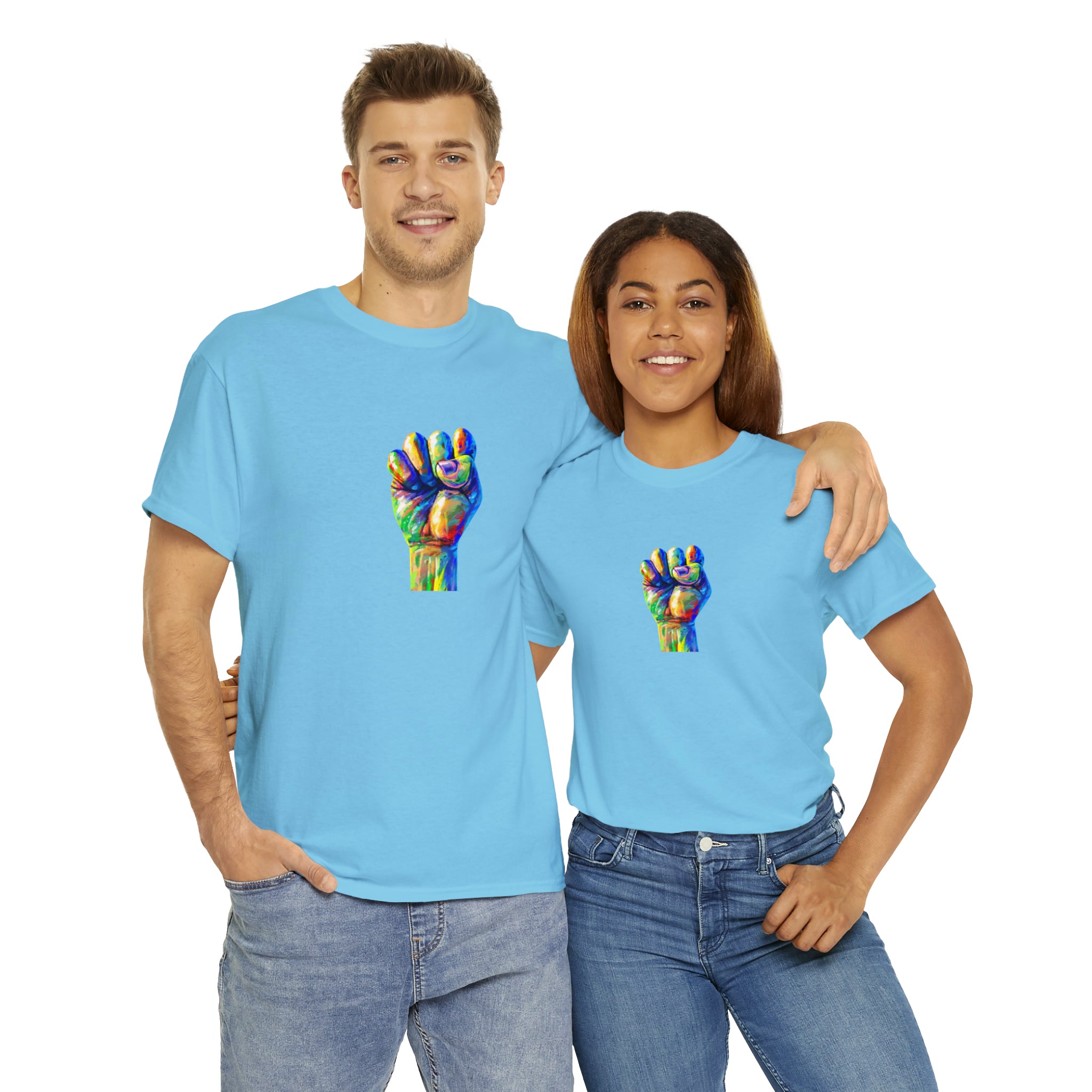 Power to The People Fist Unisex Heavy Cotton Tee
