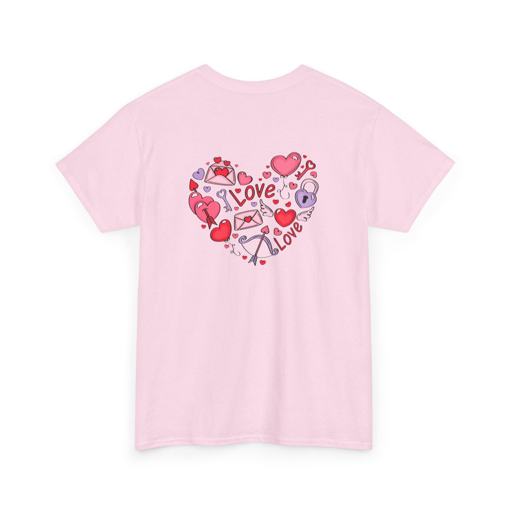 Valentine's Day Love Heart Graphic Tee – Valentine’s Day Romantic Shirt