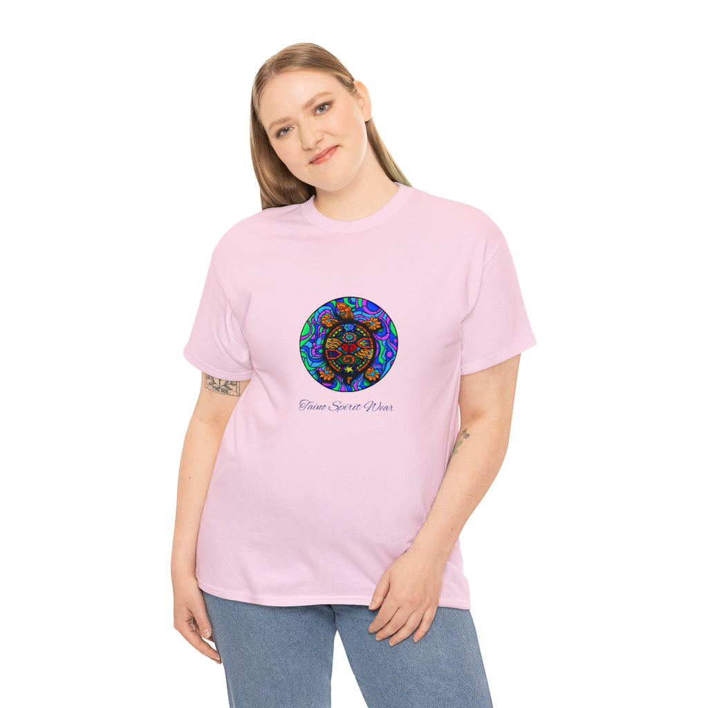 Taino-Inspired Turtle Unisex Heavy Cotton Tee