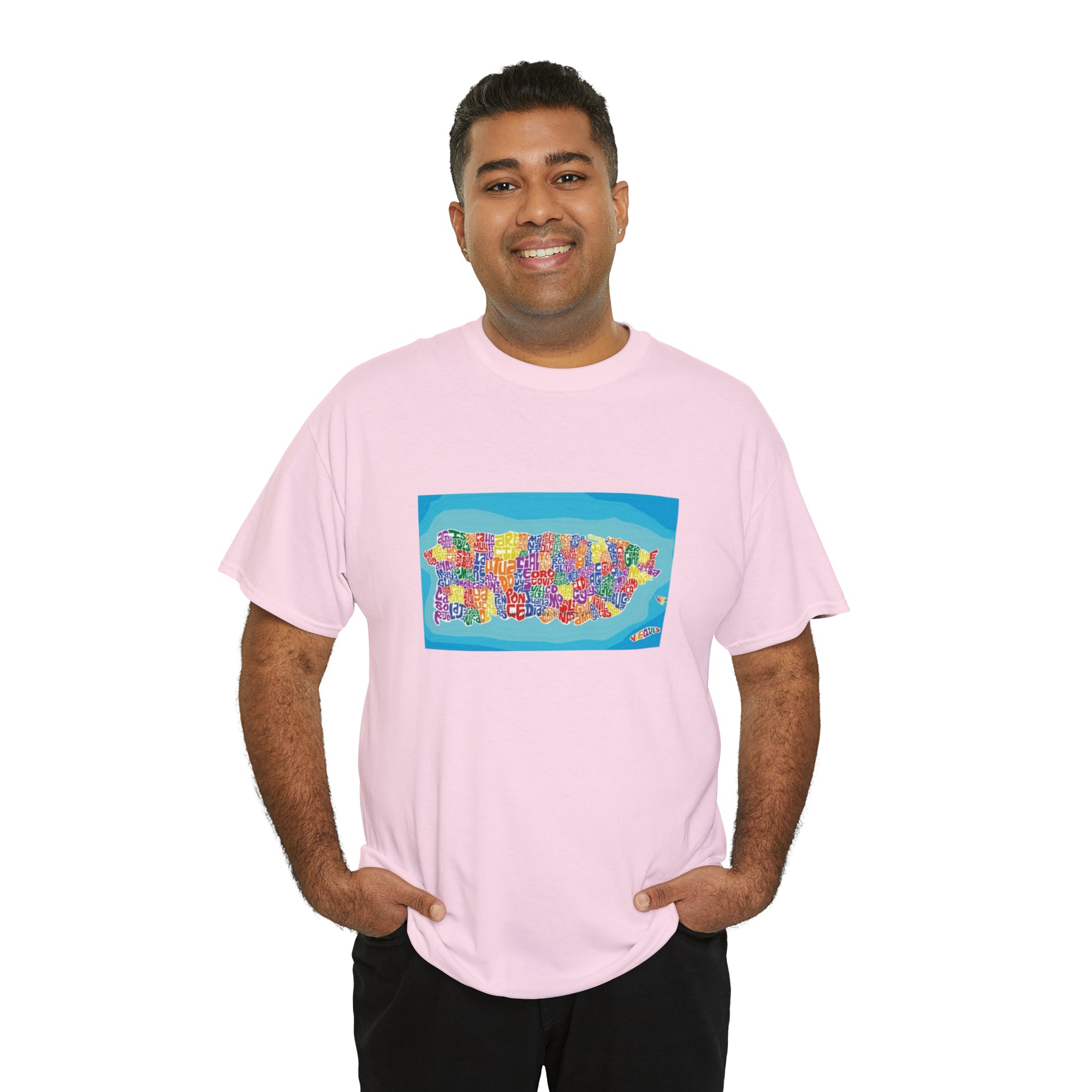 The Island of Puerto Rico Unisex Heavy Cotton Tee