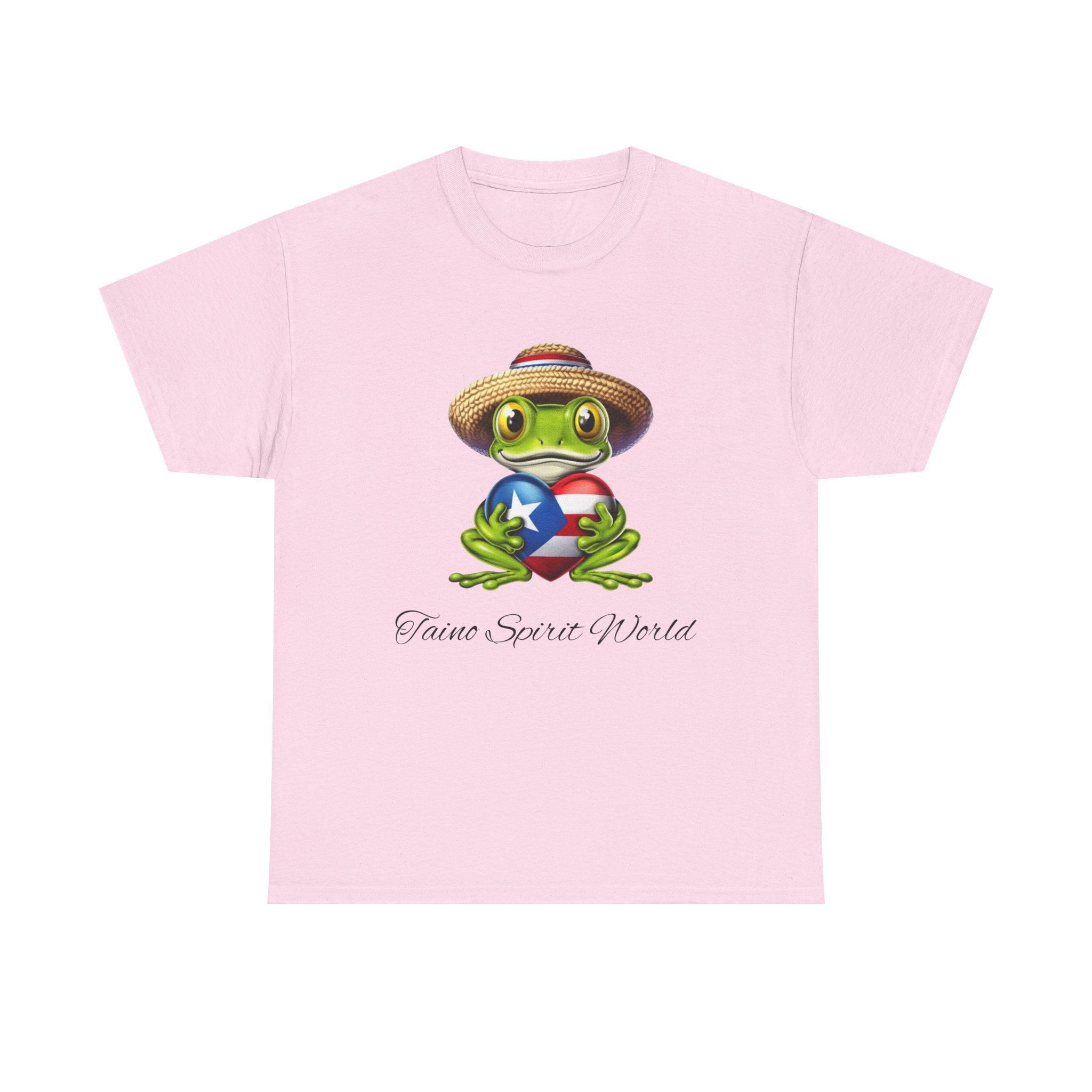 I Heart PR Jibaro Coqui Taino Spirit World Unisex Heavy Cotton Tee