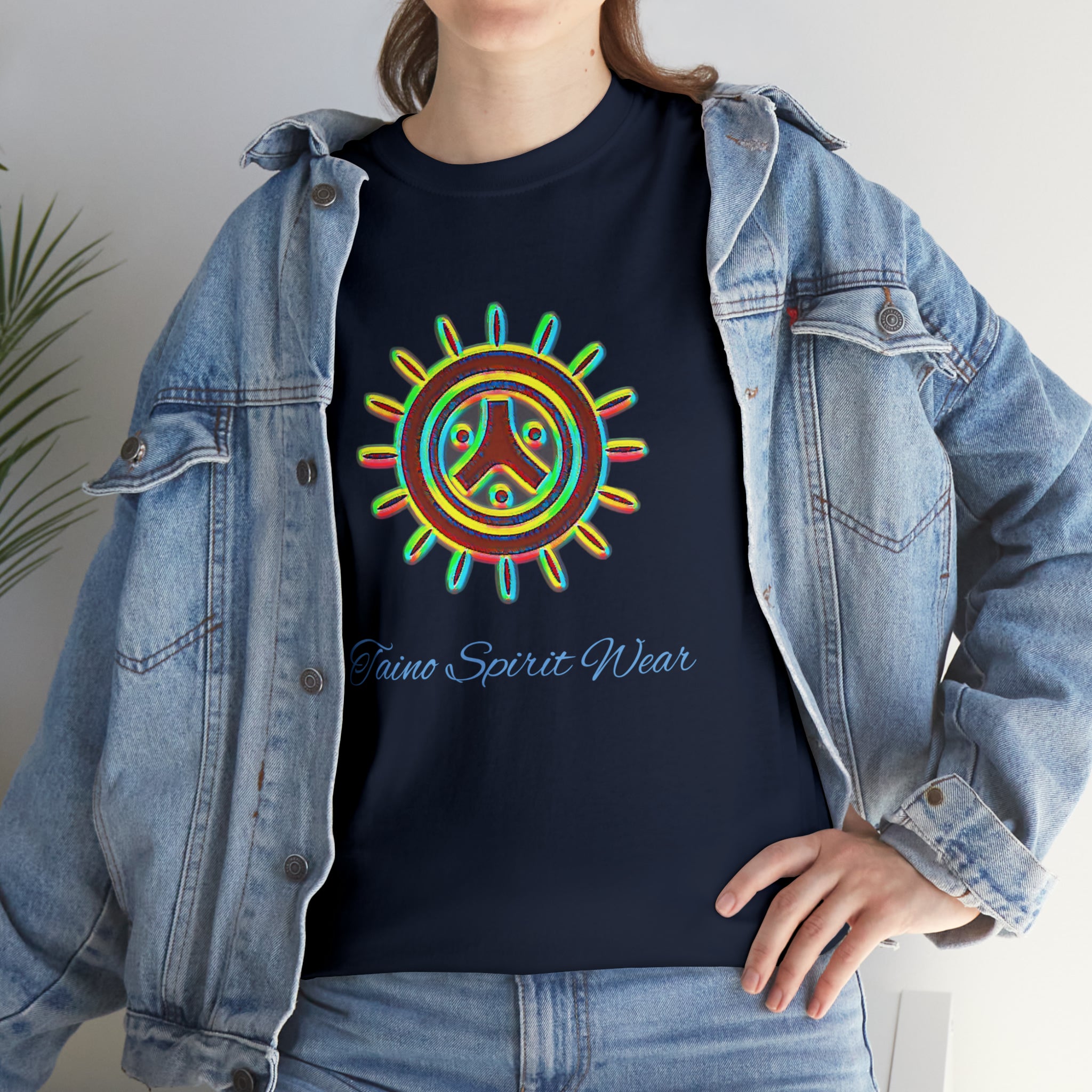Taino Symbolism Unisex Heavy Cotton Tee