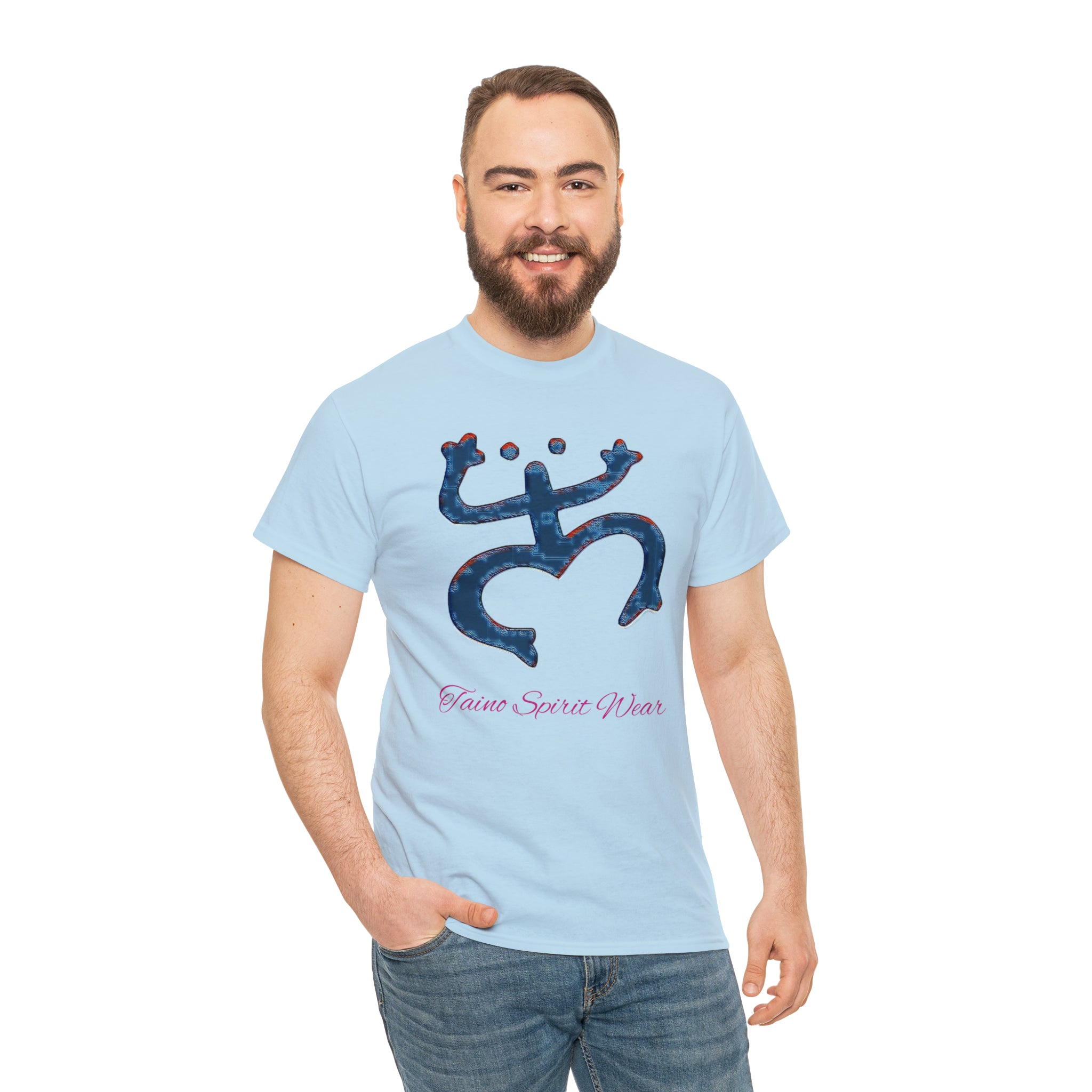 Taino Large Coqui Unisex Heavy Cotton Tee