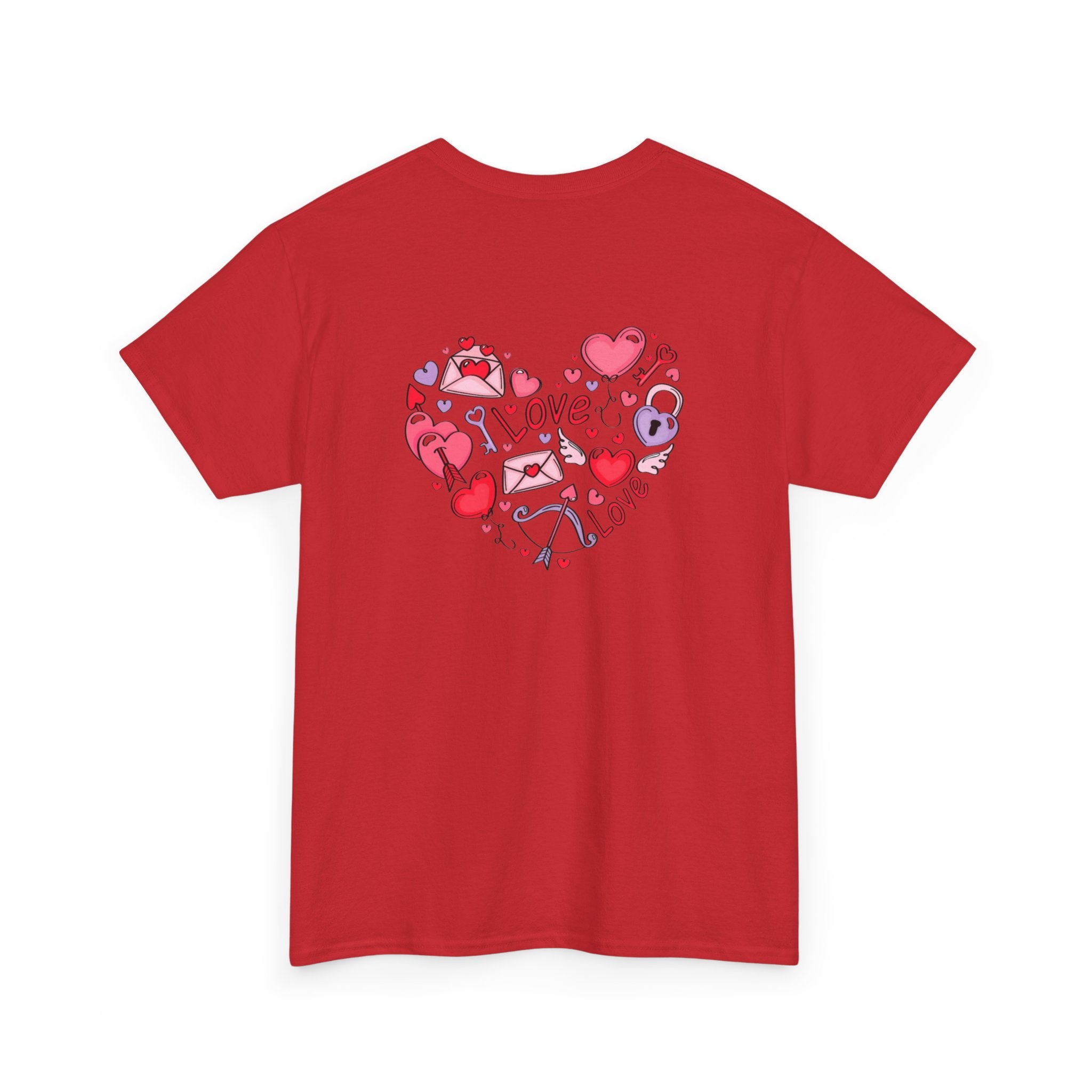 Valentine's Day Love Heart Graphic Tee – Valentine’s Day Romantic Shirt