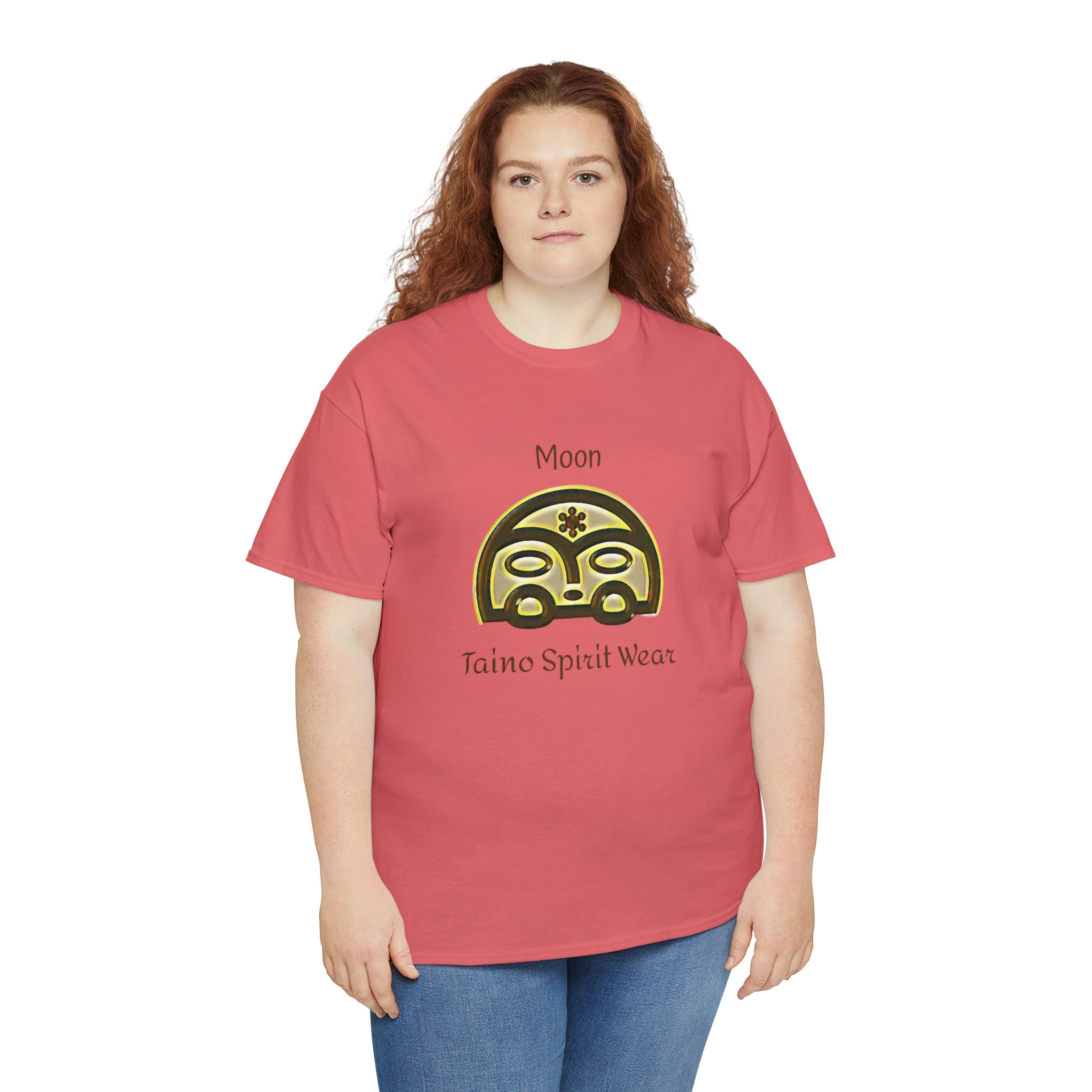 Taino Moon/ Puerto Rican Coqui Unisex Heavy Cotton Tee