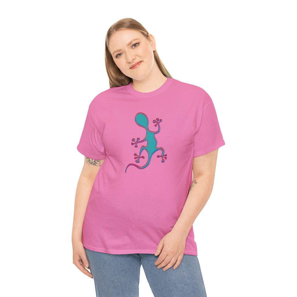 Taino-Inspired Salamander 2 Unisex Heavy Cotton Tee