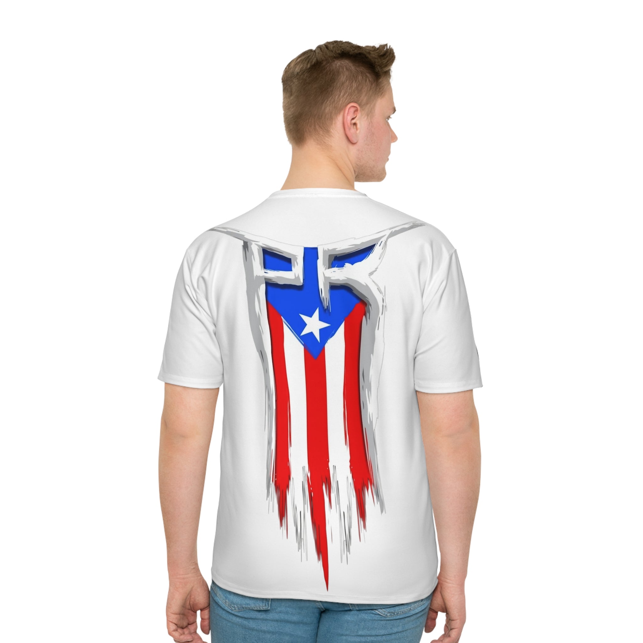 Puerto Rico Fist Graphic White T-Shirt