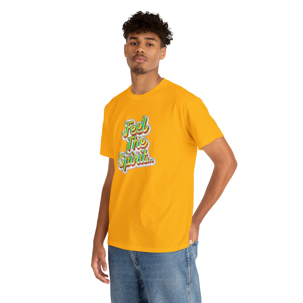 Feel The Spirit Unisex Heavy Cotton Tee