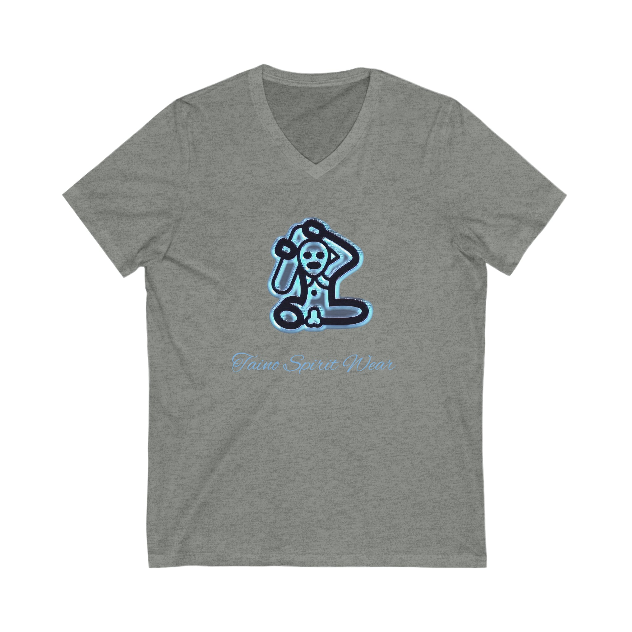 Taino Symbolism Unisex Jersey Short Sleeve V-Neck Tee