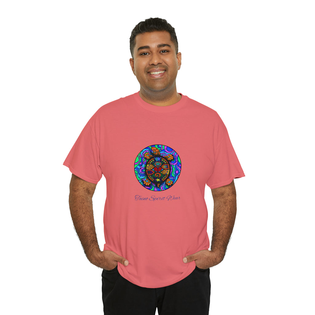 Taino-Inspired Turtle Unisex Heavy Cotton Tee