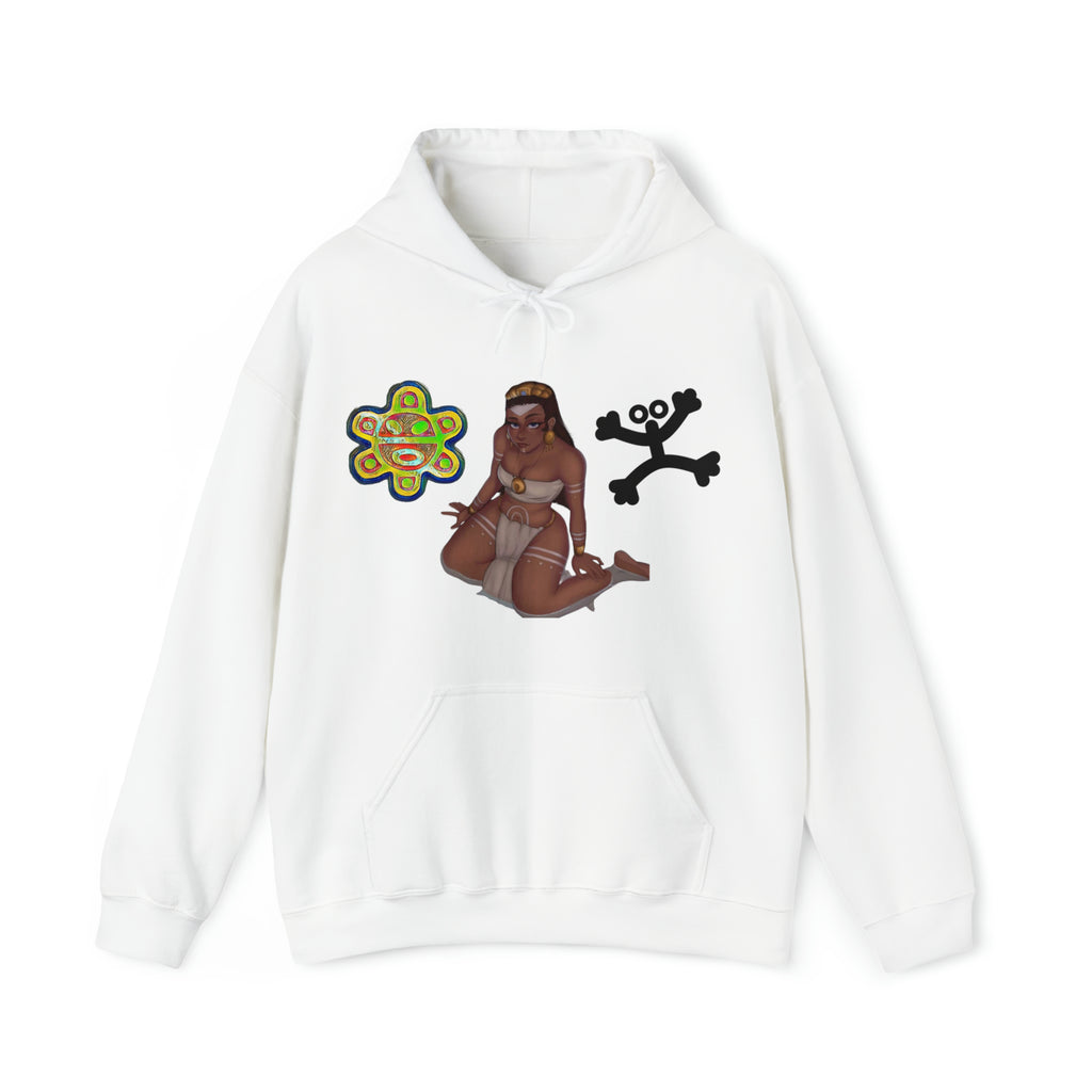 Taino Sun/Coqui/ Woman Warrior Unisex Heavy Blend™ Hooded Sweatshirt
