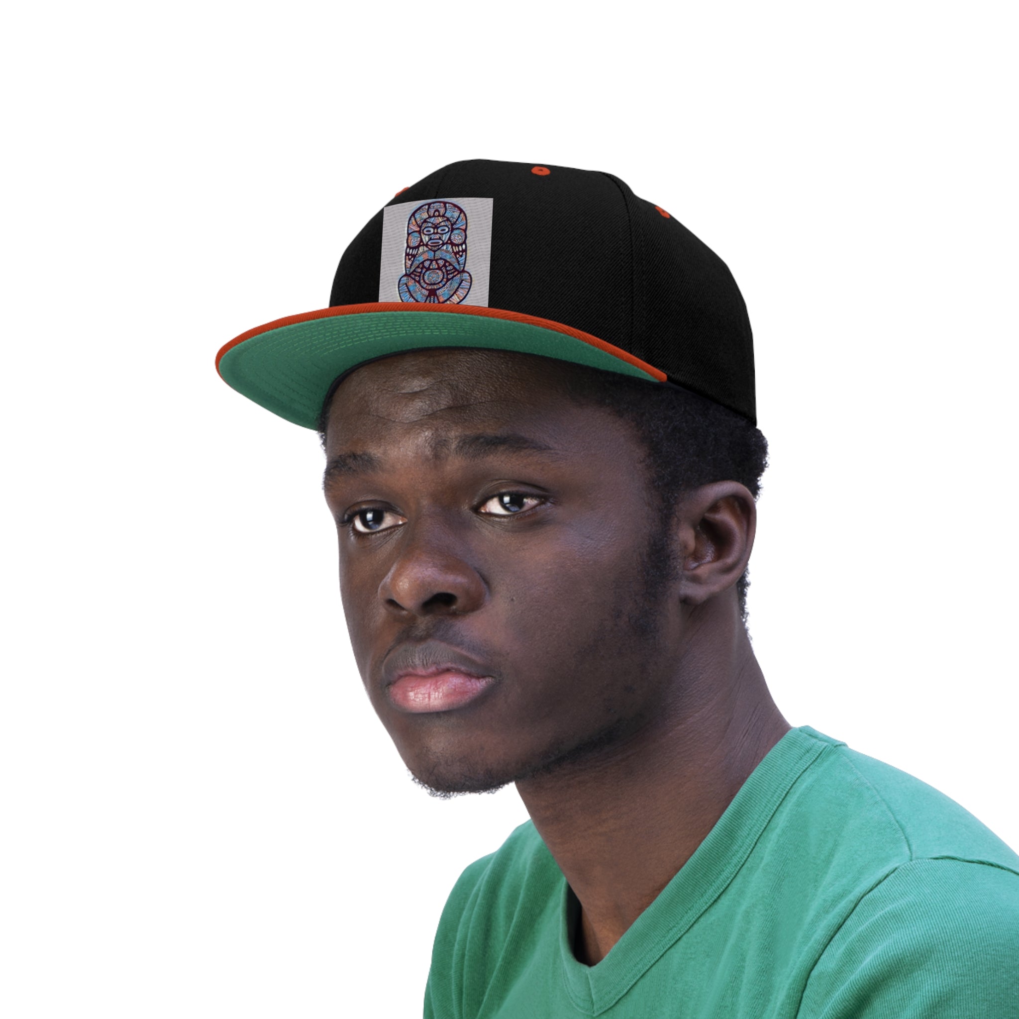 Taino Atabey Unisex Flat Bill Hat