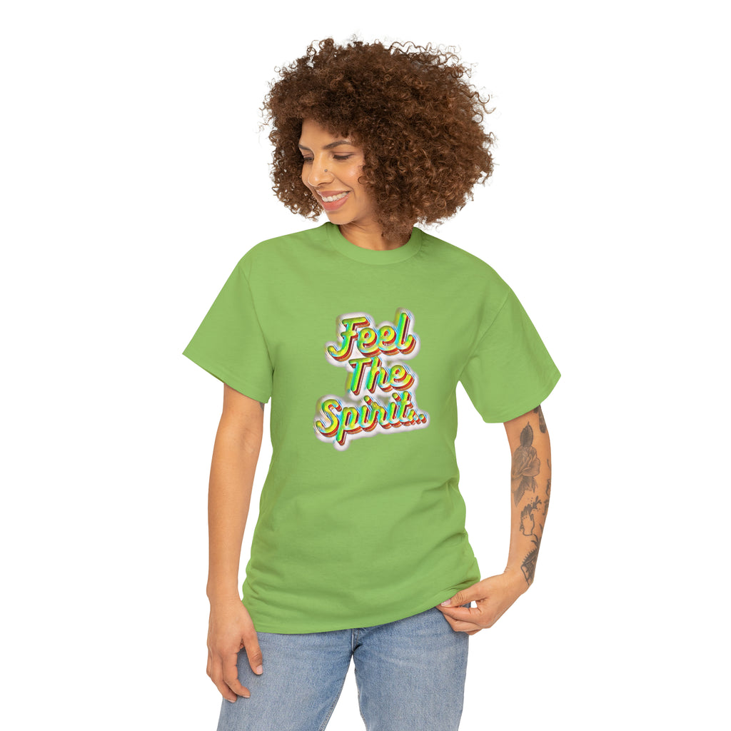 Feel The Spirit Unisex Heavy Cotton Tee