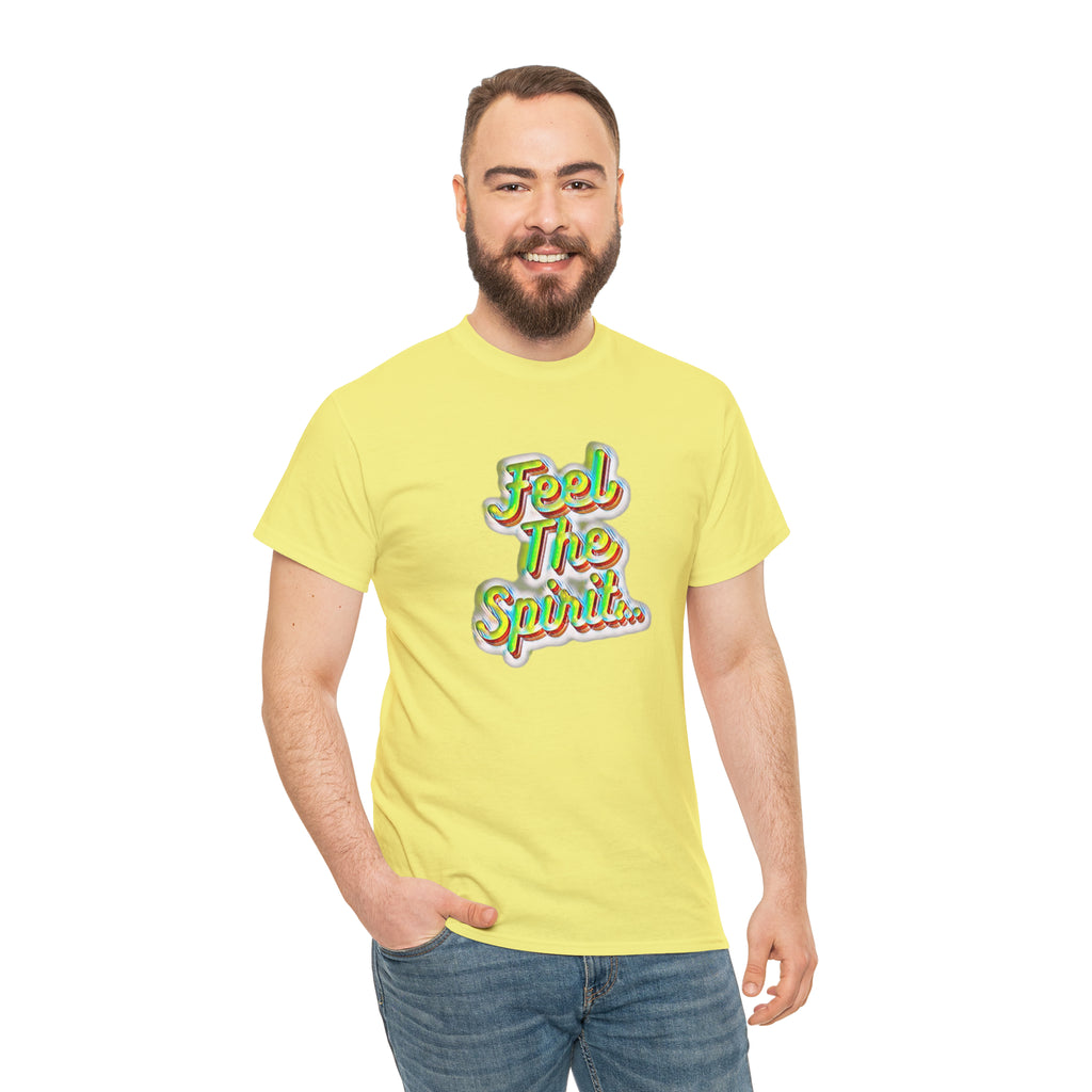 Feel The Spirit Unisex Heavy Cotton Tee