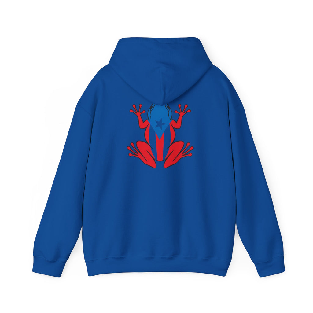 Puerto Rico Flag Heart & Frog Hoodie – Puerto Rican Pride Sweatshirt