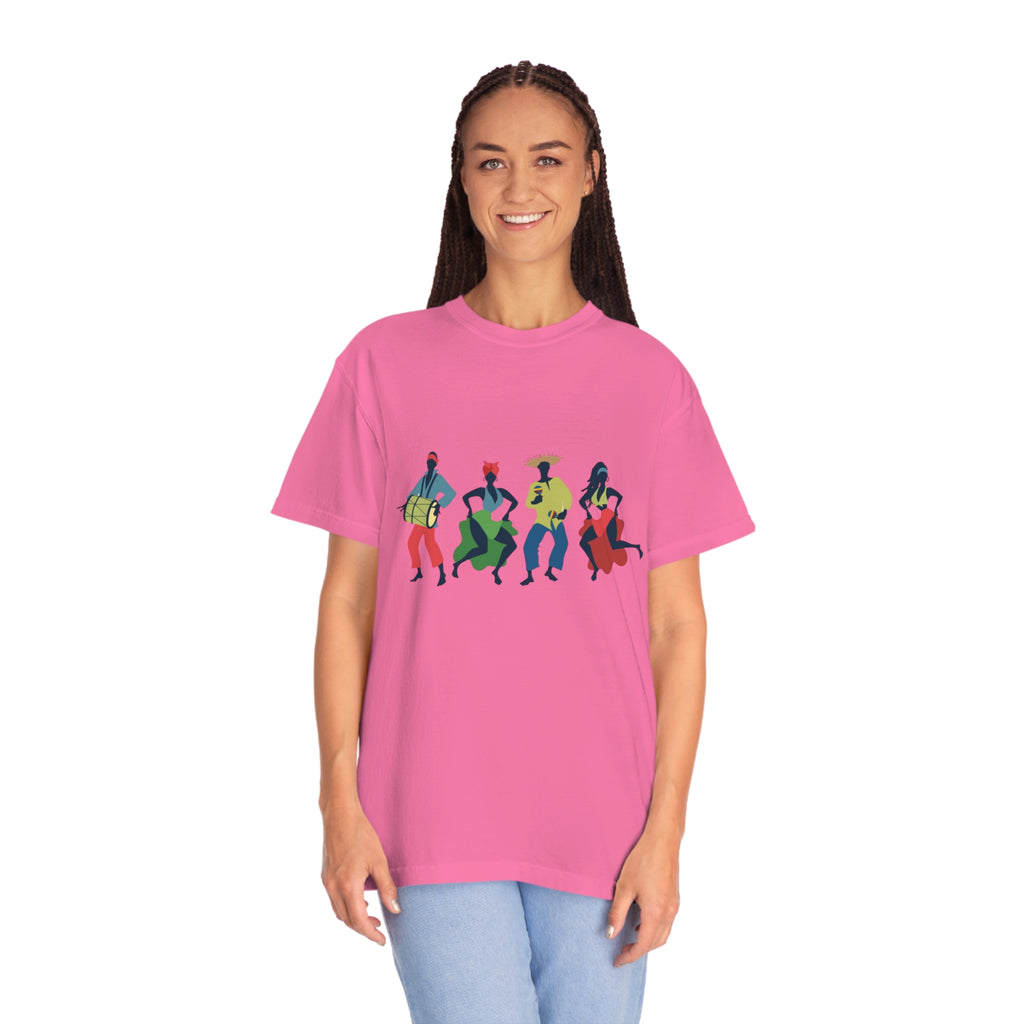 African Dancers Unisex Garment-Dyed T-shirt
