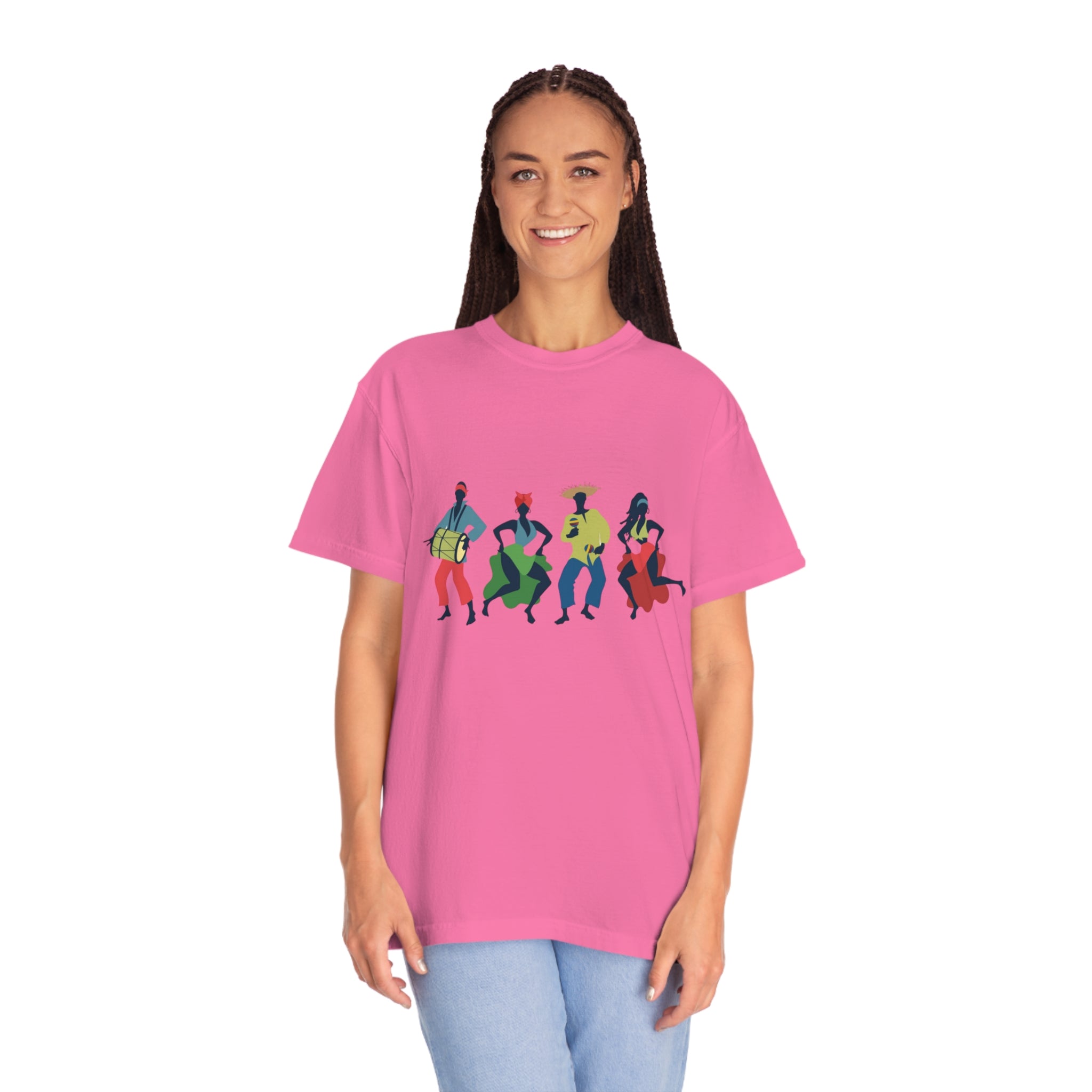 African Dancers Unisex Garment-Dyed T-shirt