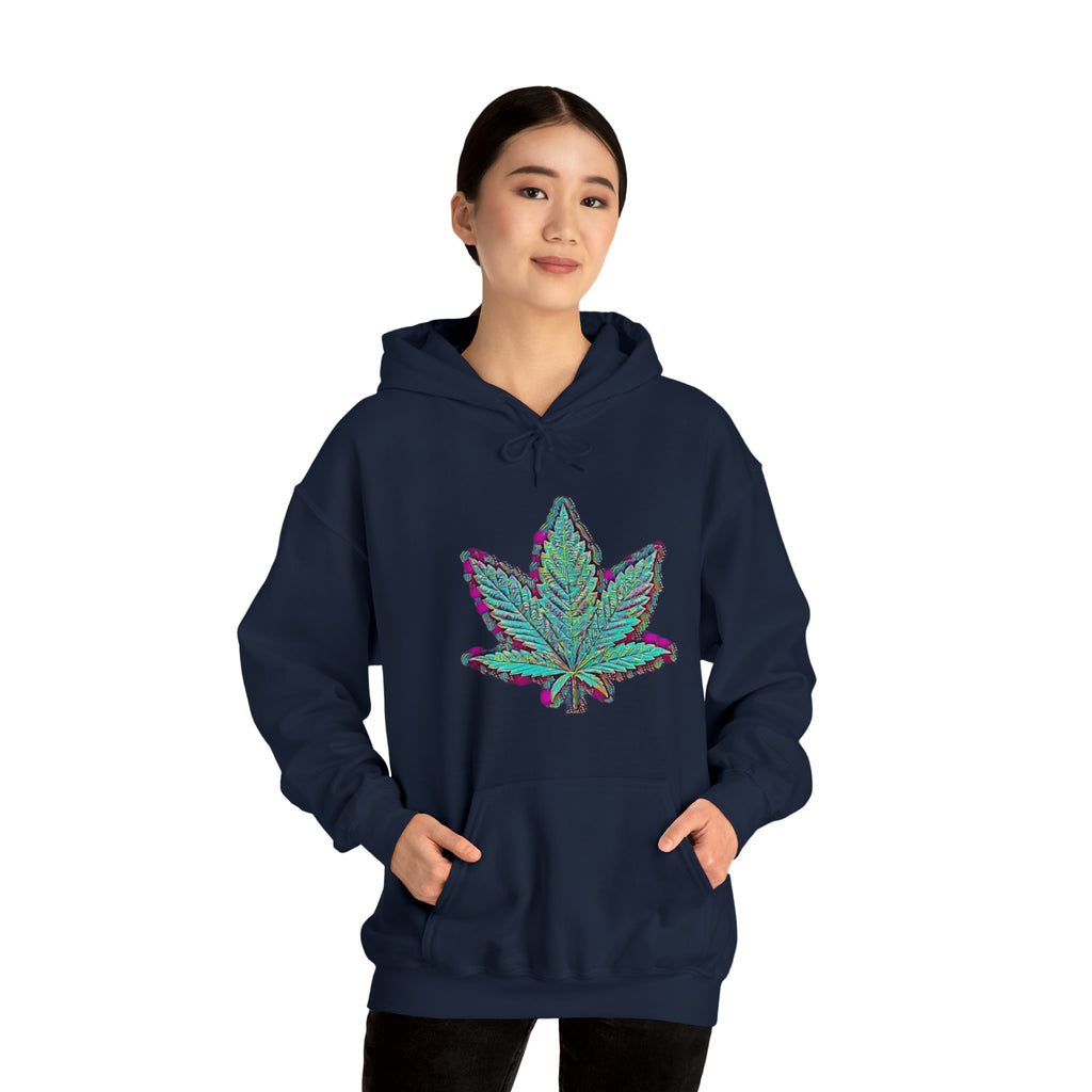 The Five Finger Leaf Unisex Heavy Blend™ Hooded Sweatshirt