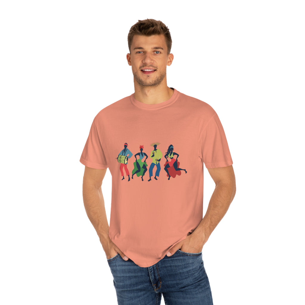 African Dancers Unisex Garment-Dyed T-shirt
