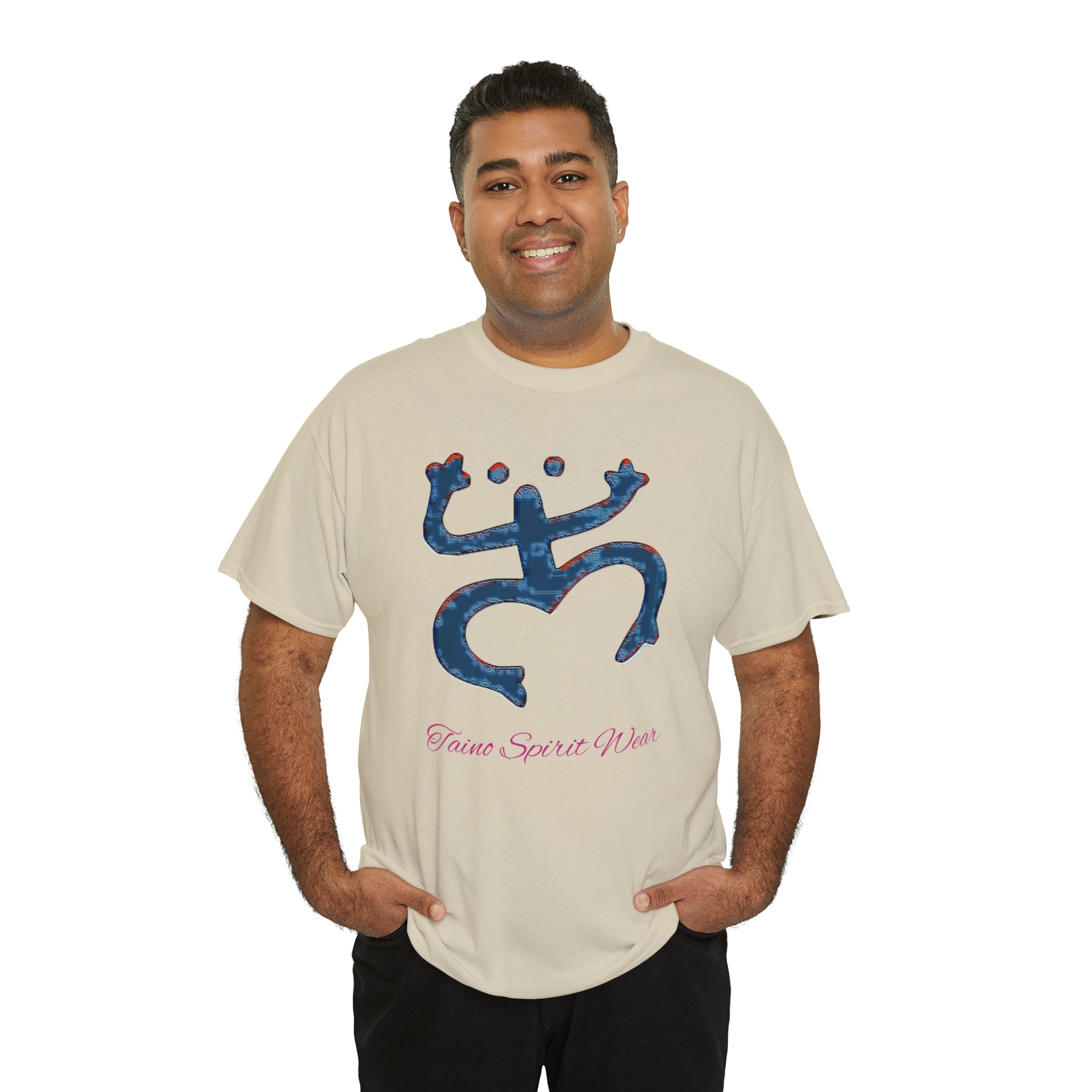 Taino Large Coqui Unisex Heavy Cotton Tee