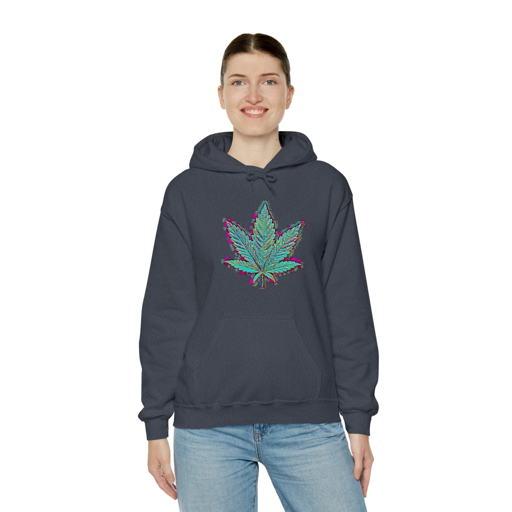 The Five Finger Leaf Unisex Heavy Blend™ Hooded Sweatshirt