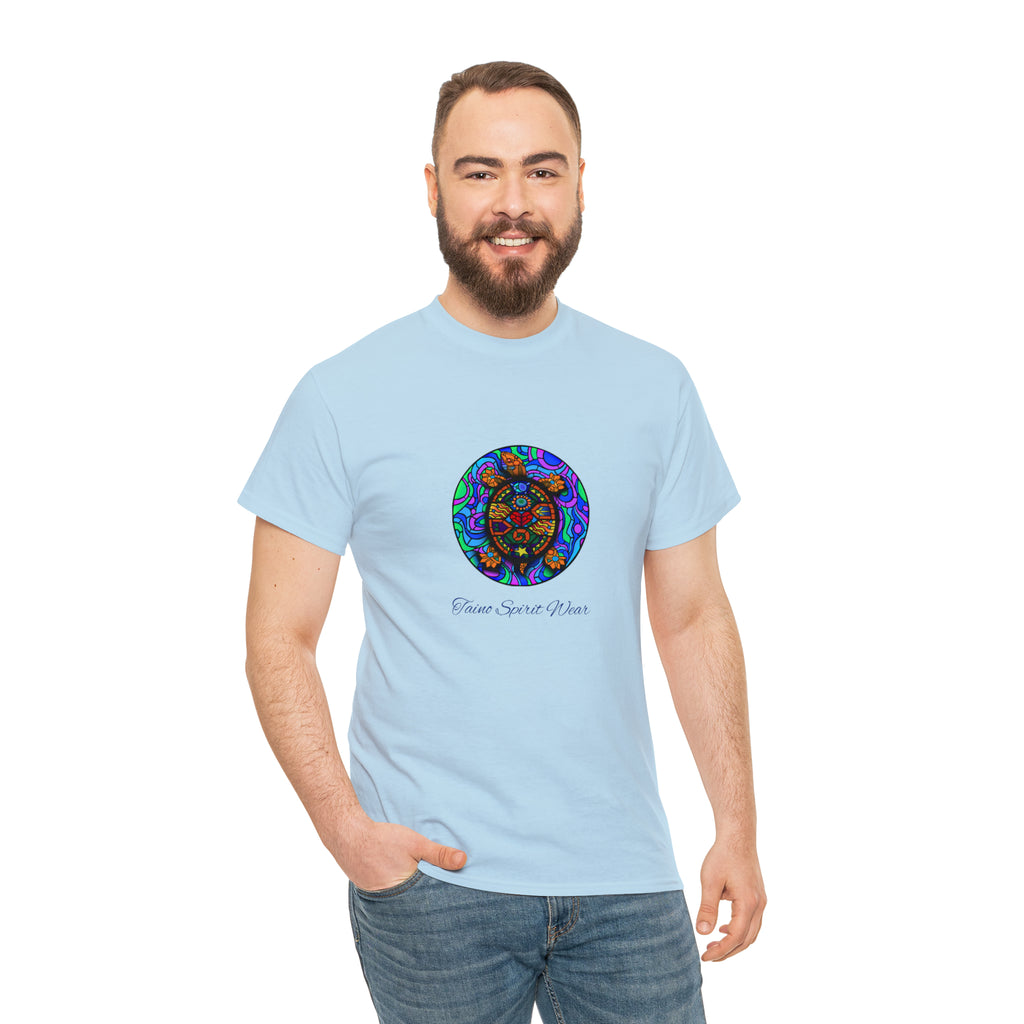Taino-Inspired Turtle Unisex Heavy Cotton Tee