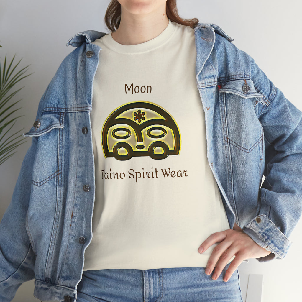 Taino Moon/ Puerto Rican Coqui Unisex Heavy Cotton Tee
