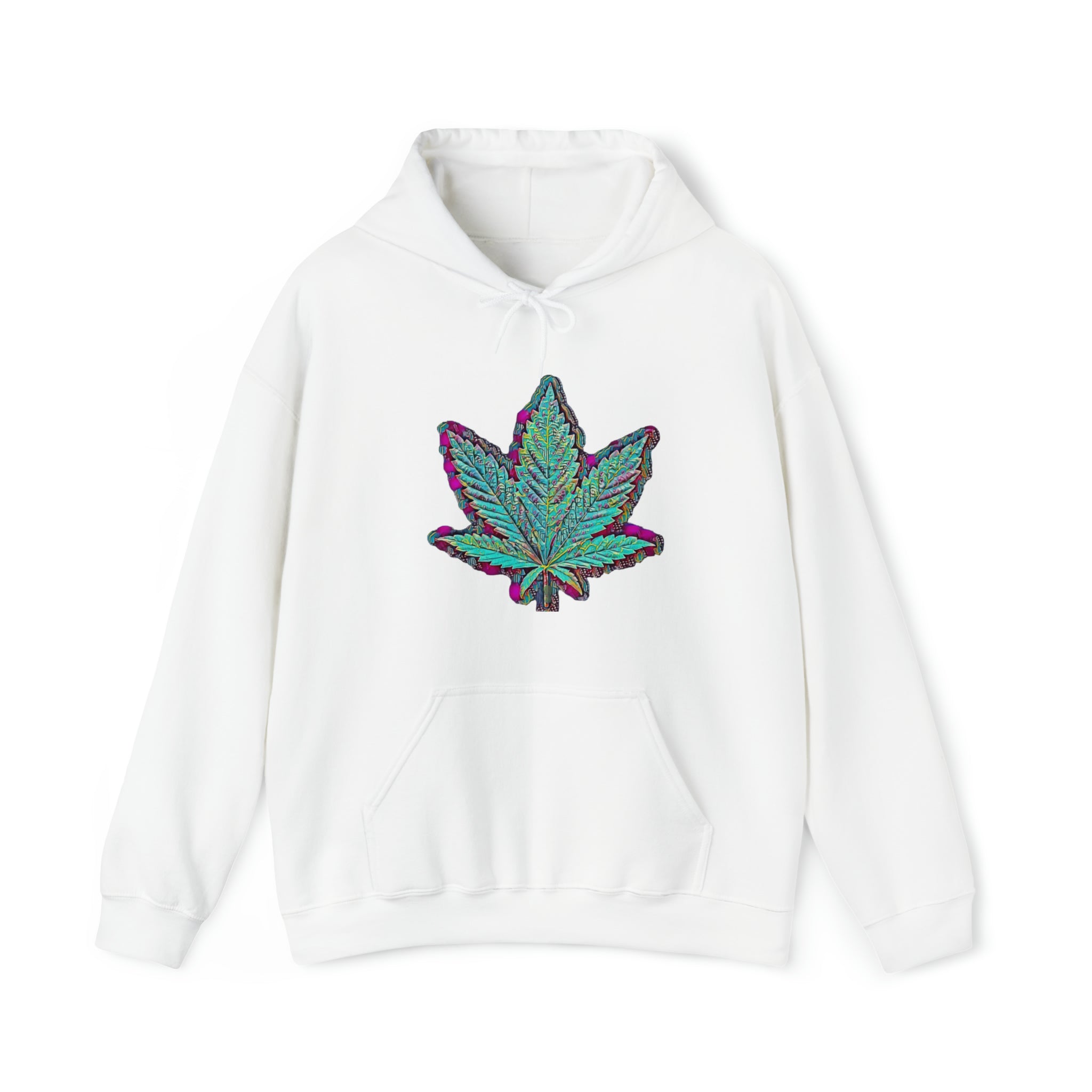 The Five Finger Leaf Unisex Heavy Blend™ Hooded Sweatshirt