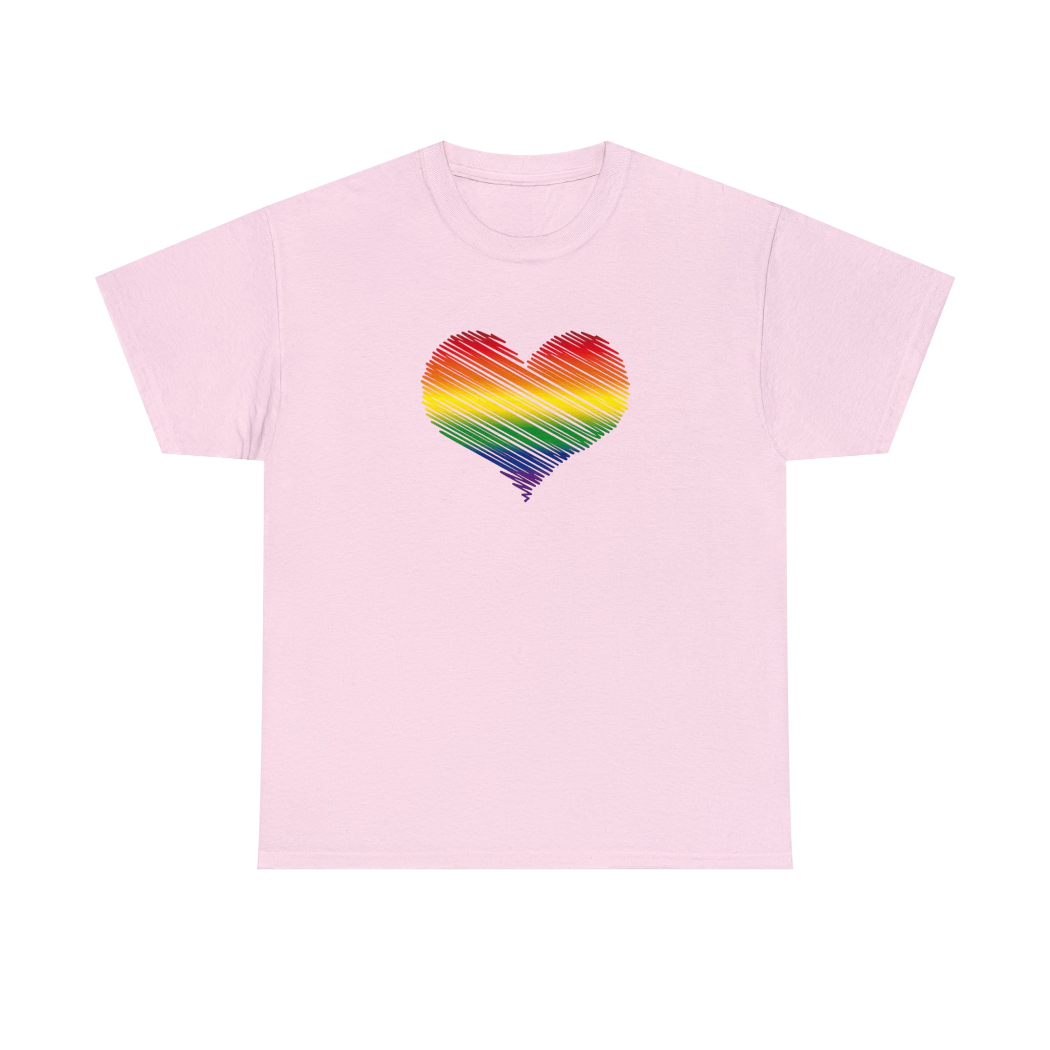 Love is Love Heart Unisex Heavy Cotton Tee