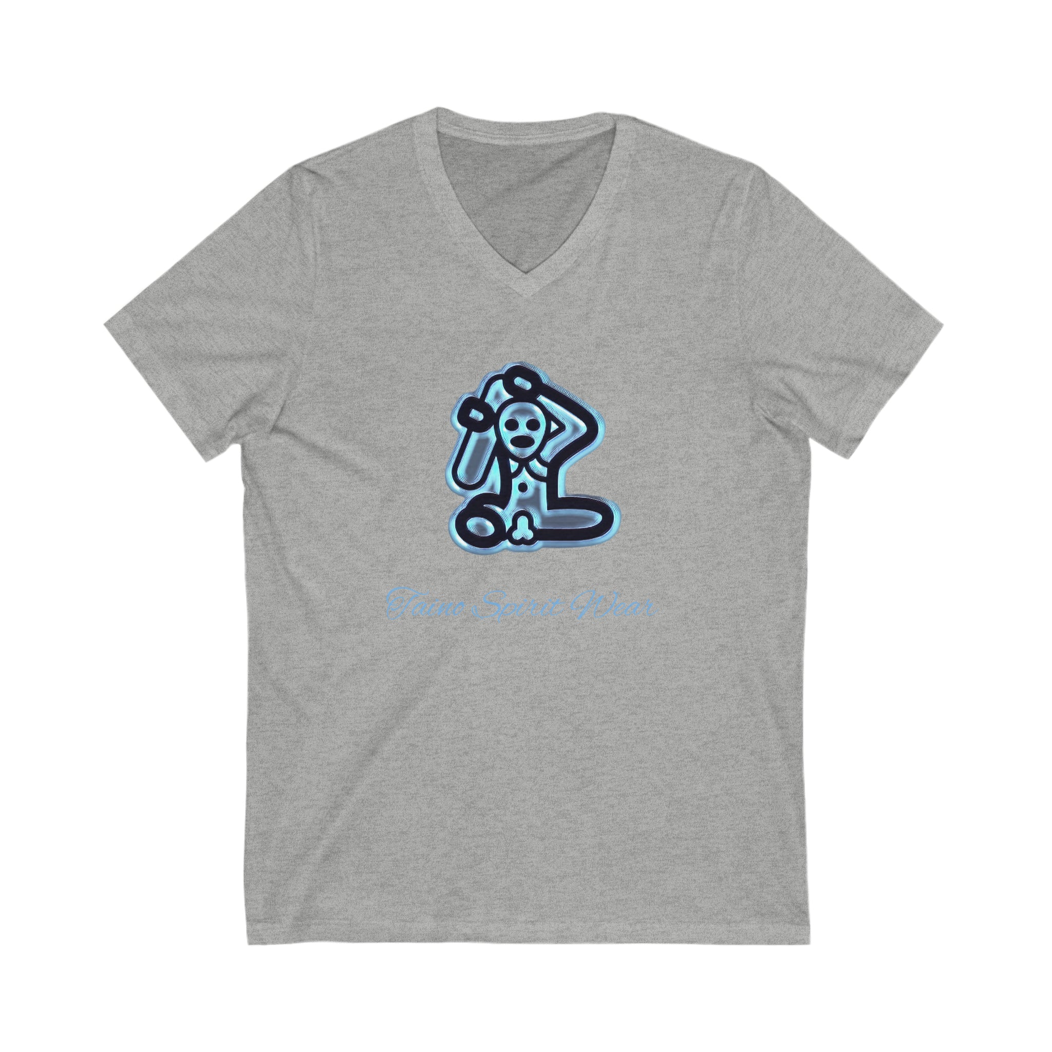 Taino Symbolism Unisex Jersey Short Sleeve V-Neck Tee