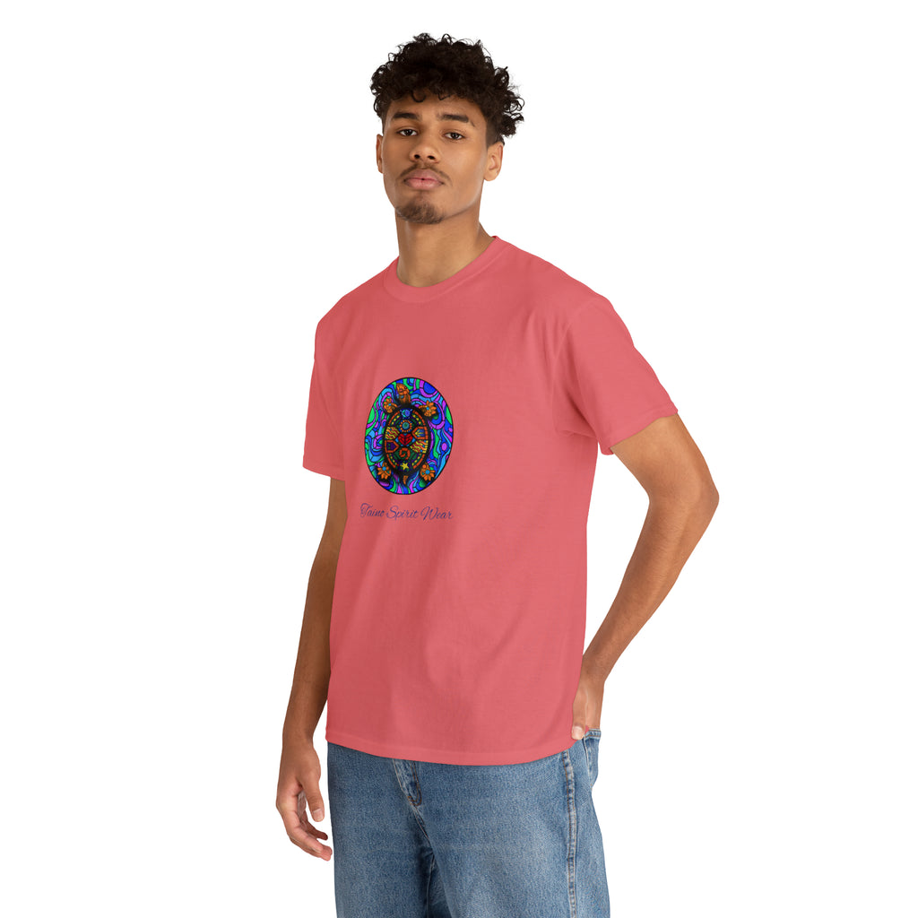 Taino-Inspired Turtle Unisex Heavy Cotton Tee