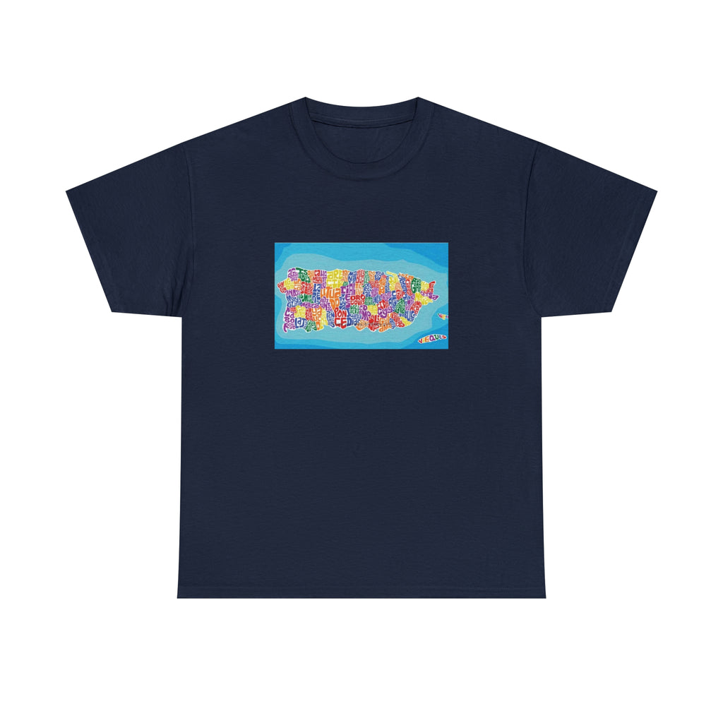 The Island of Puerto Rico Unisex Heavy Cotton Tee