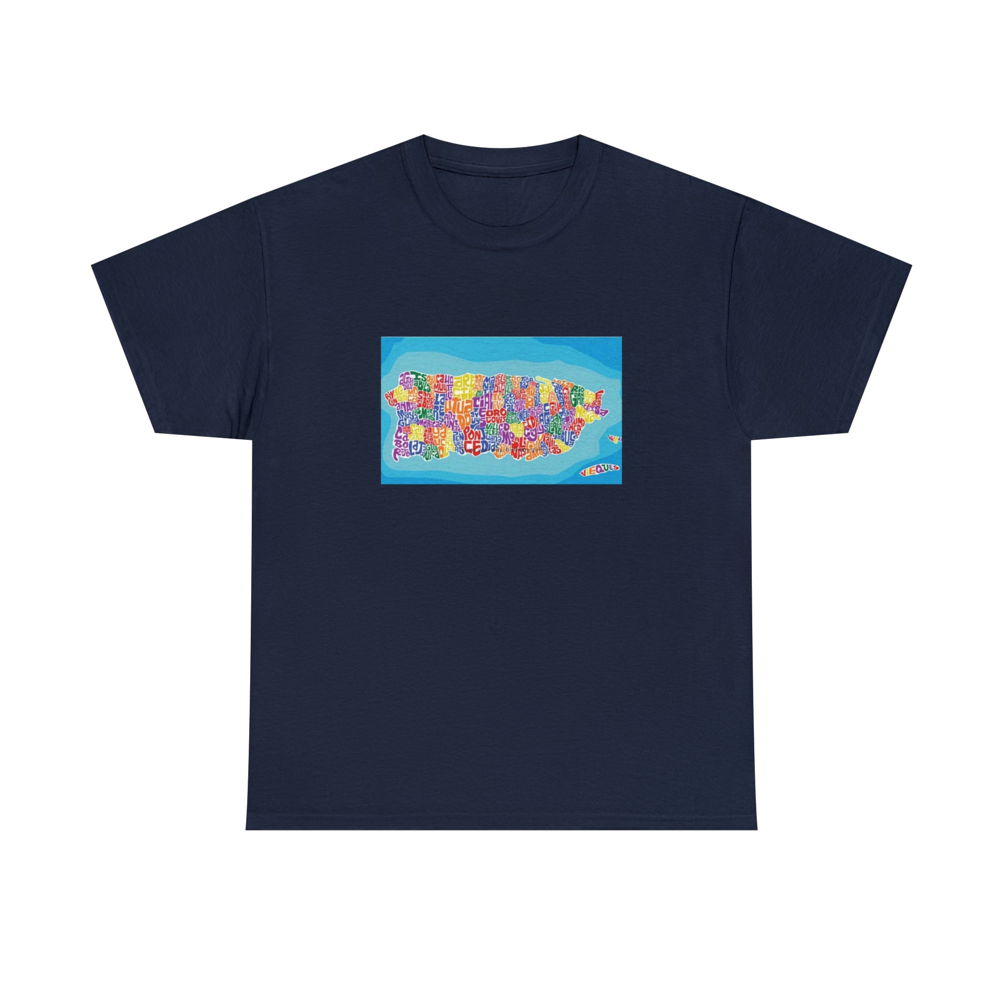 The Island of Puerto Rico Unisex Heavy Cotton Tee