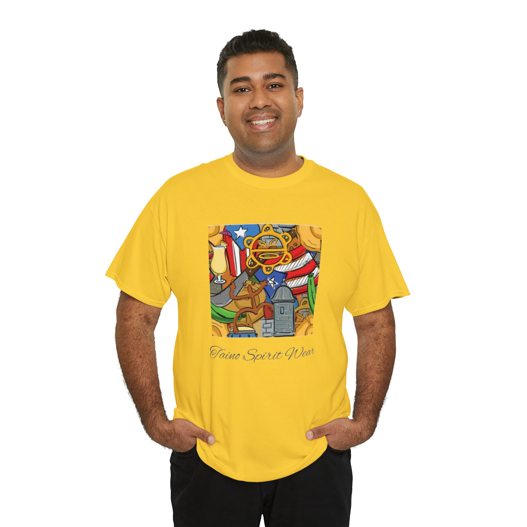Puerto Rican Heritage Unisex Heavy Cotton Tee
