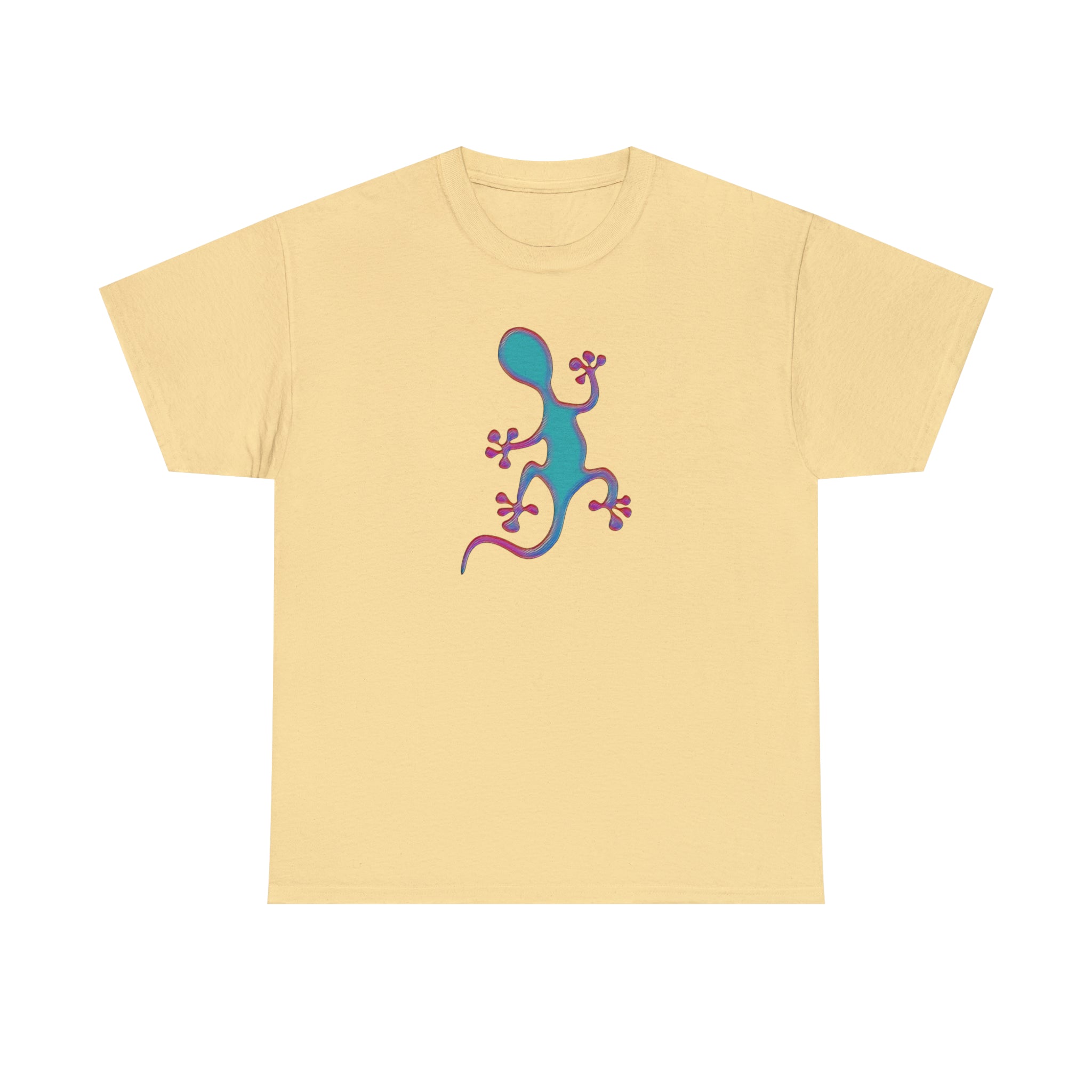 Taino-Inspired Salamander 2 Unisex Heavy Cotton Tee