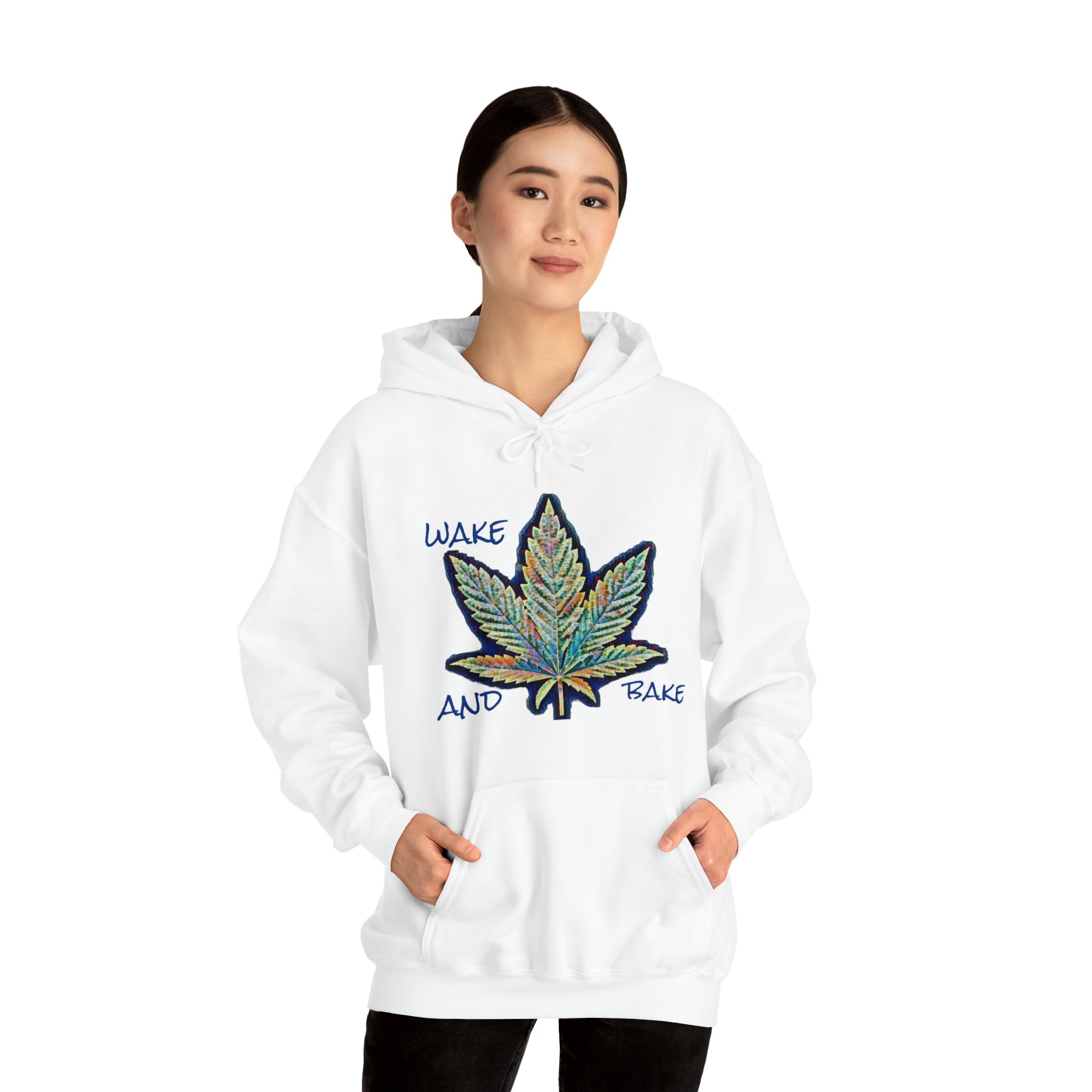 The Five Finger Leaf 2 Unisex Heavy Blend™ Hooded Sweatshirt