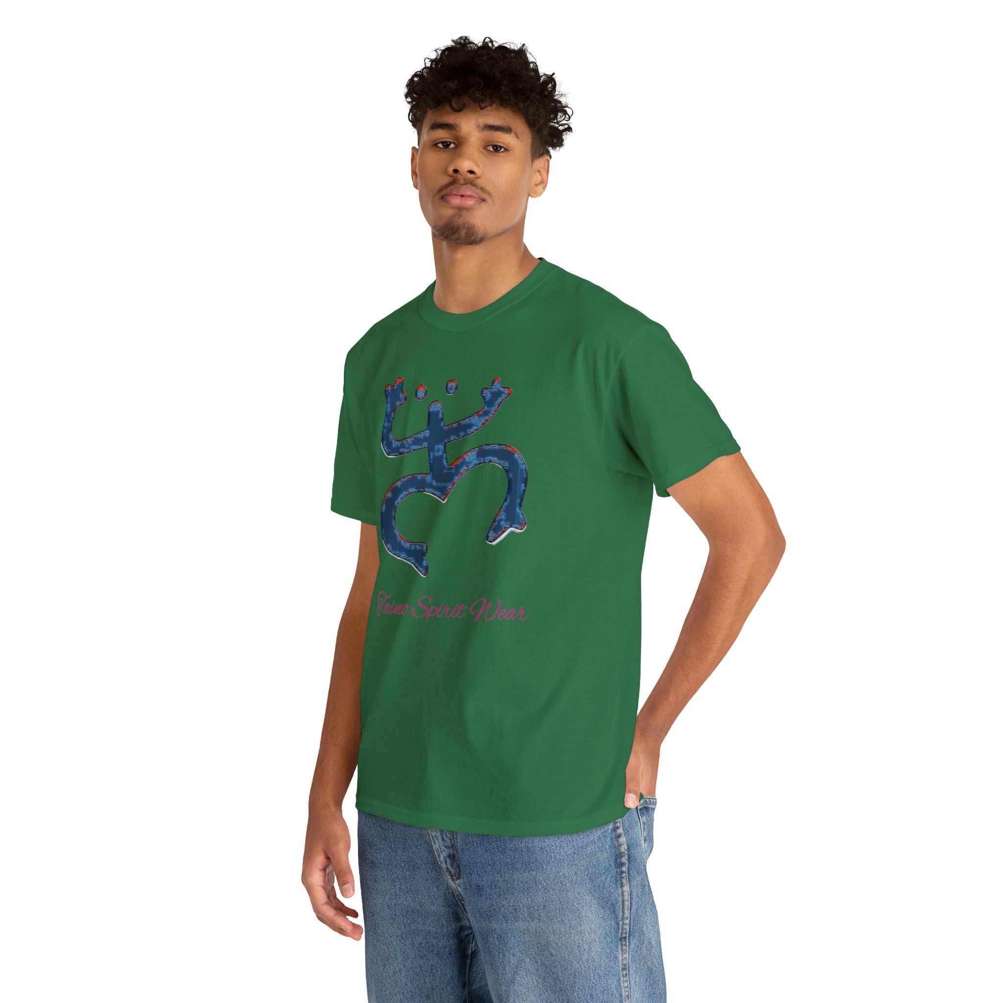 Taino Large Coqui Unisex Heavy Cotton Tee