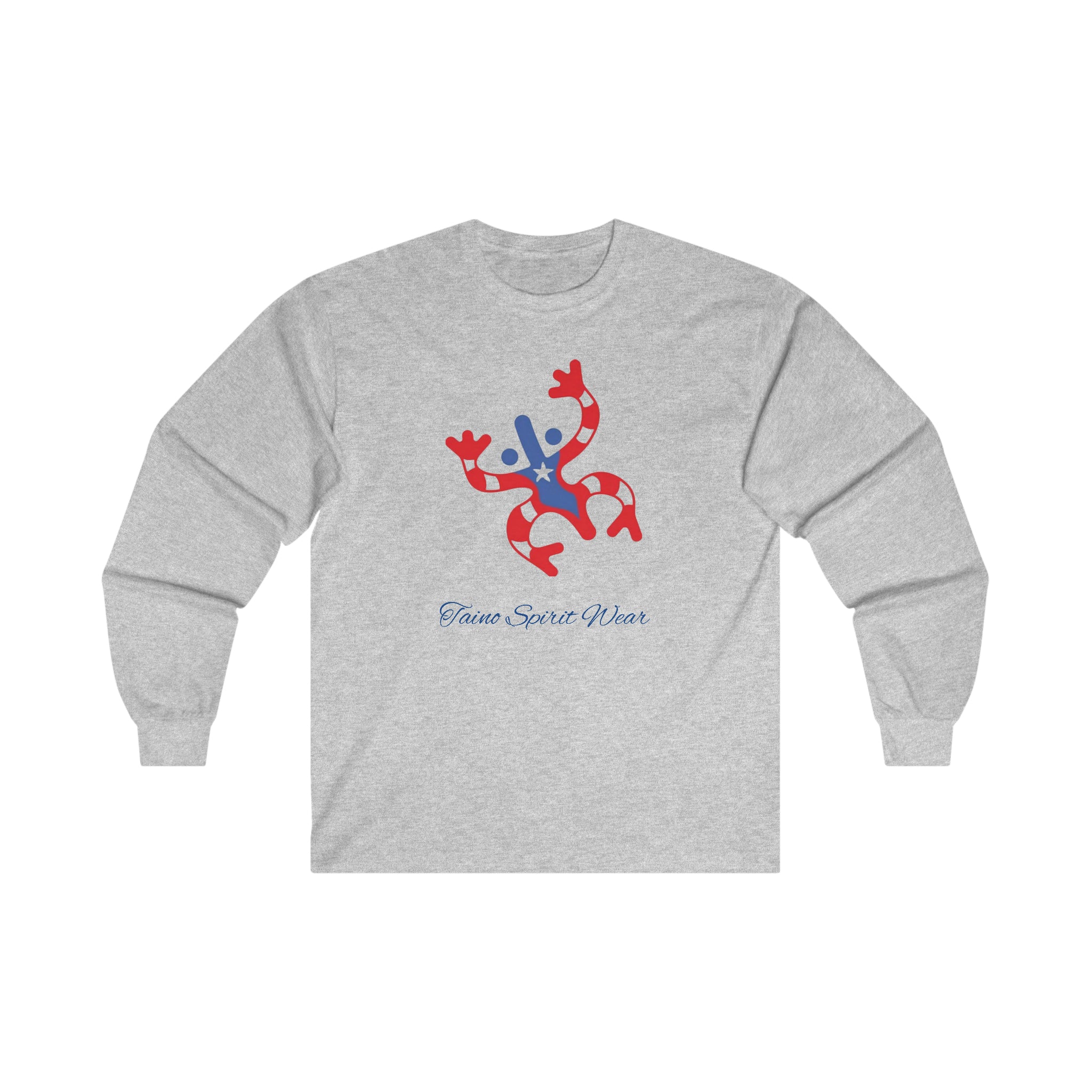 Taino Puerto Rican Flag Coqui Ultra Cotton Long Sleeve Tee