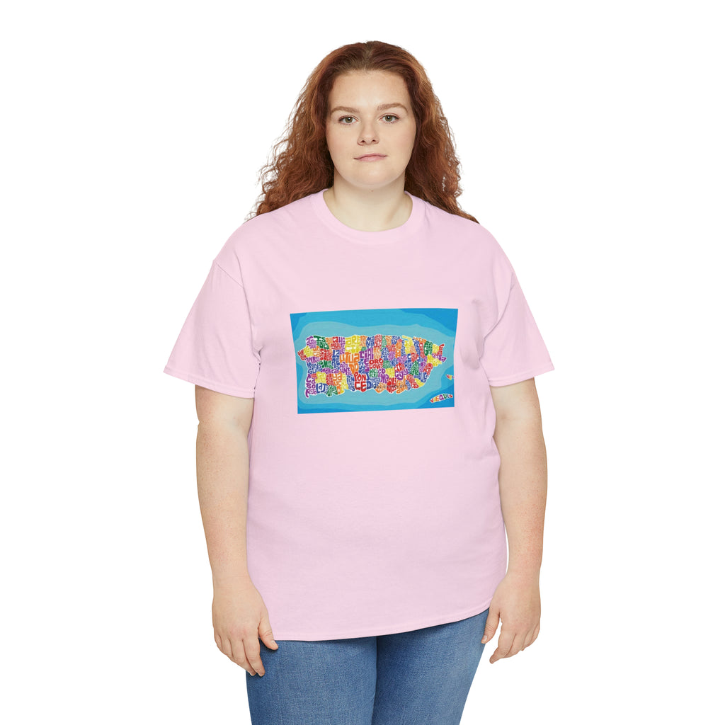 The Island of Puerto Rico Unisex Heavy Cotton Tee