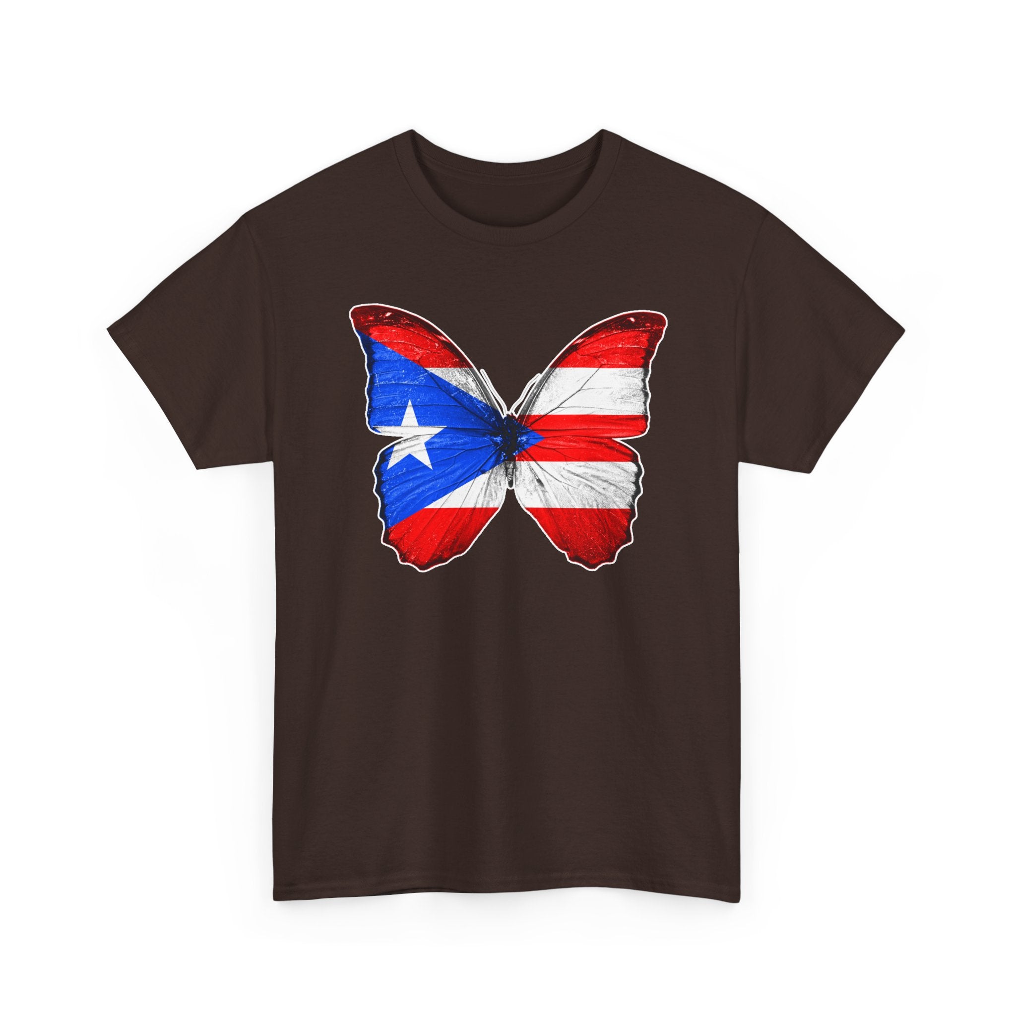 Women's Puerto Rico Flag Butterfly T-Shirt
