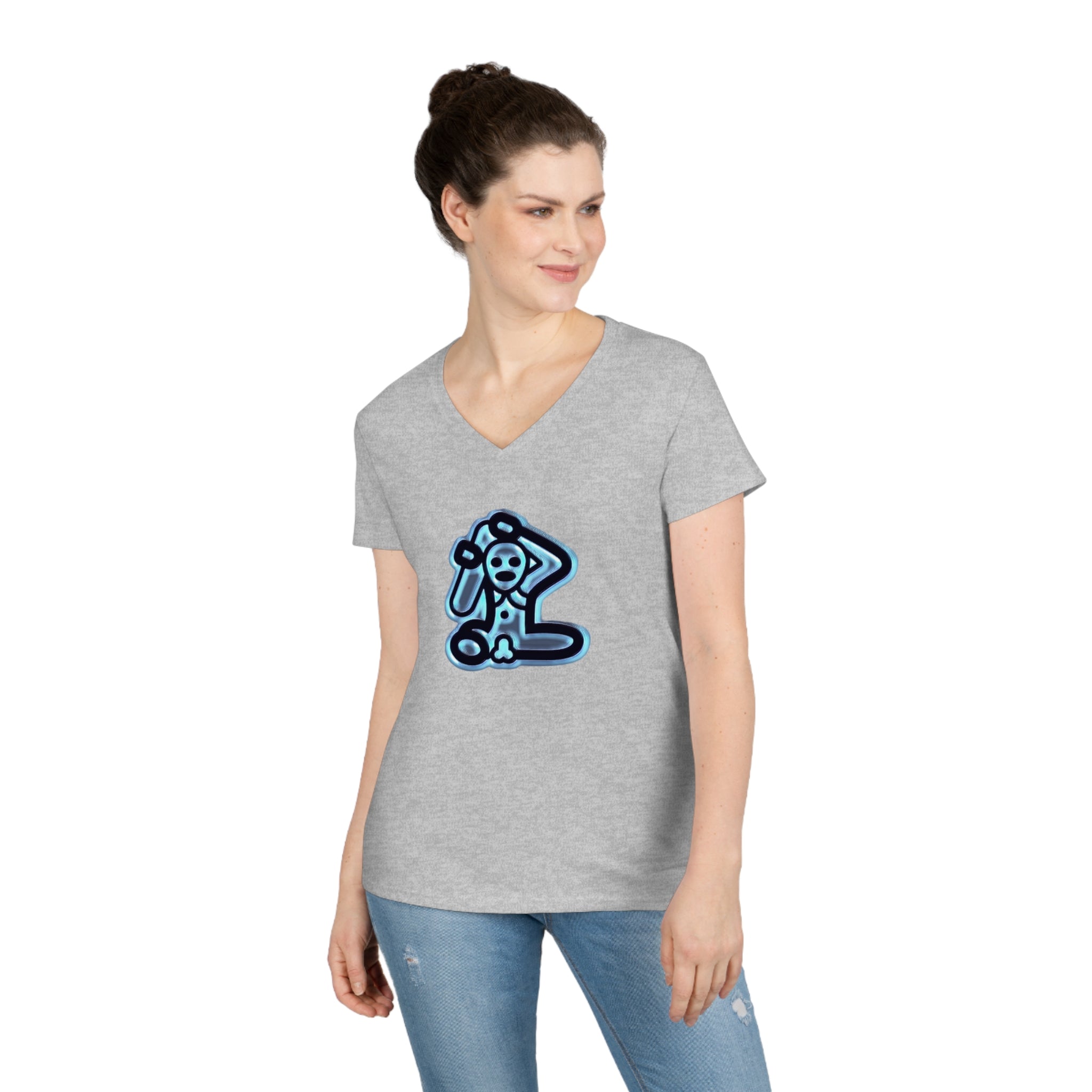Taino Symbolism Ladies' V-Neck T-Shirt