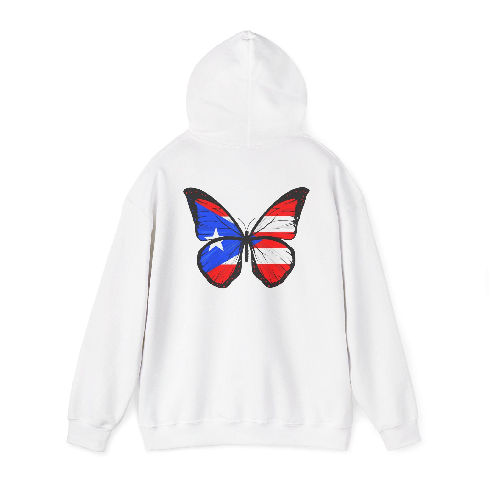 Women's Puerto Rico Flag Butterfly Hoodie