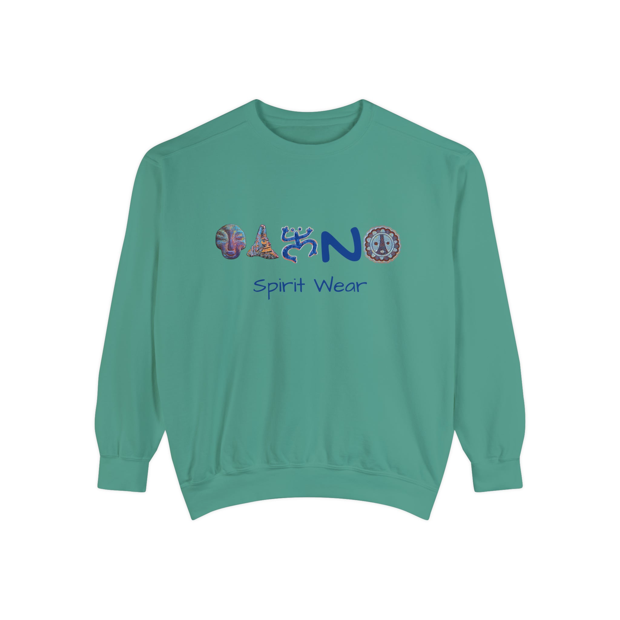 Taino Spirit Wear Symbols Unisex Garment-Dyed Sweatshirt