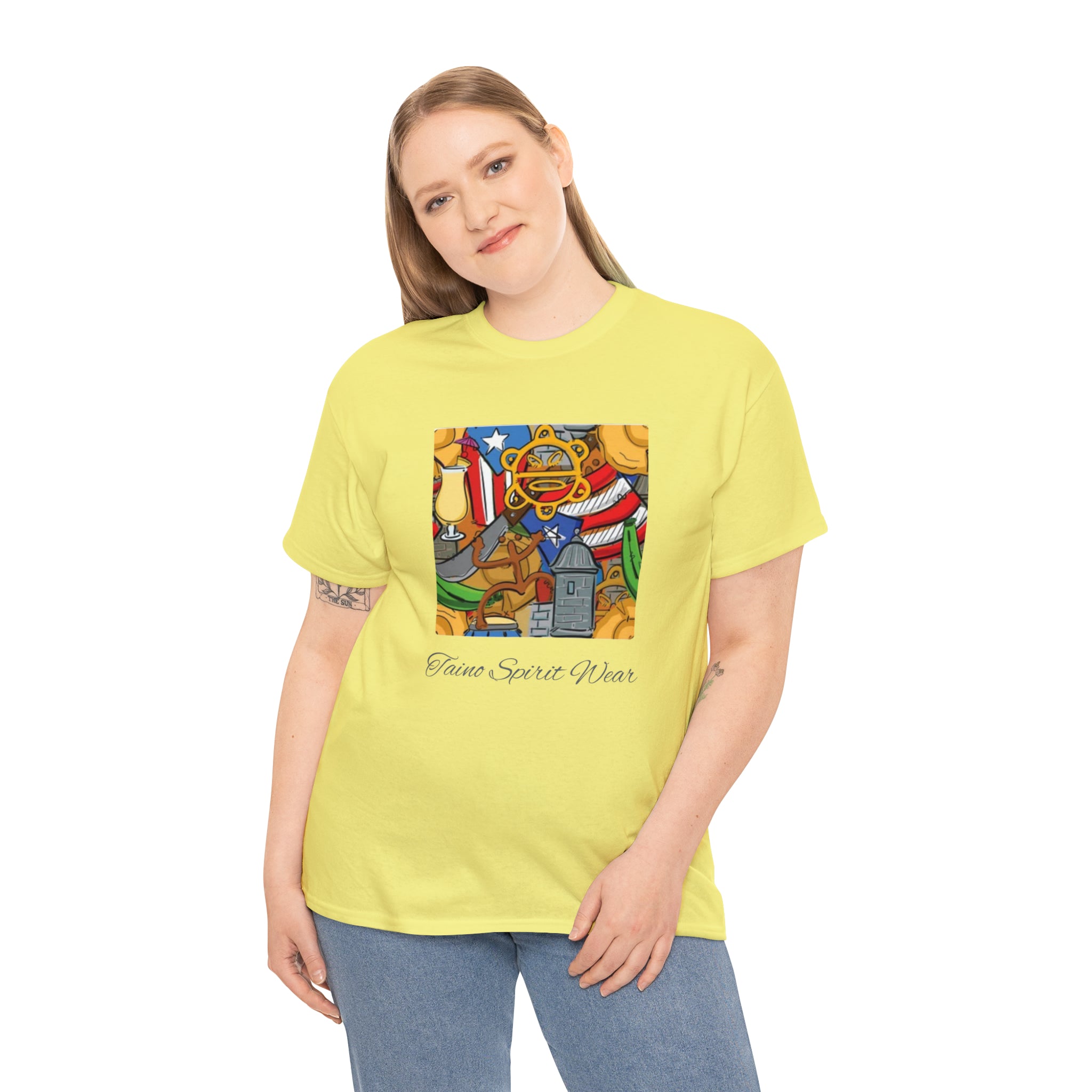 Puerto Rican Heritage Unisex Heavy Cotton Tee