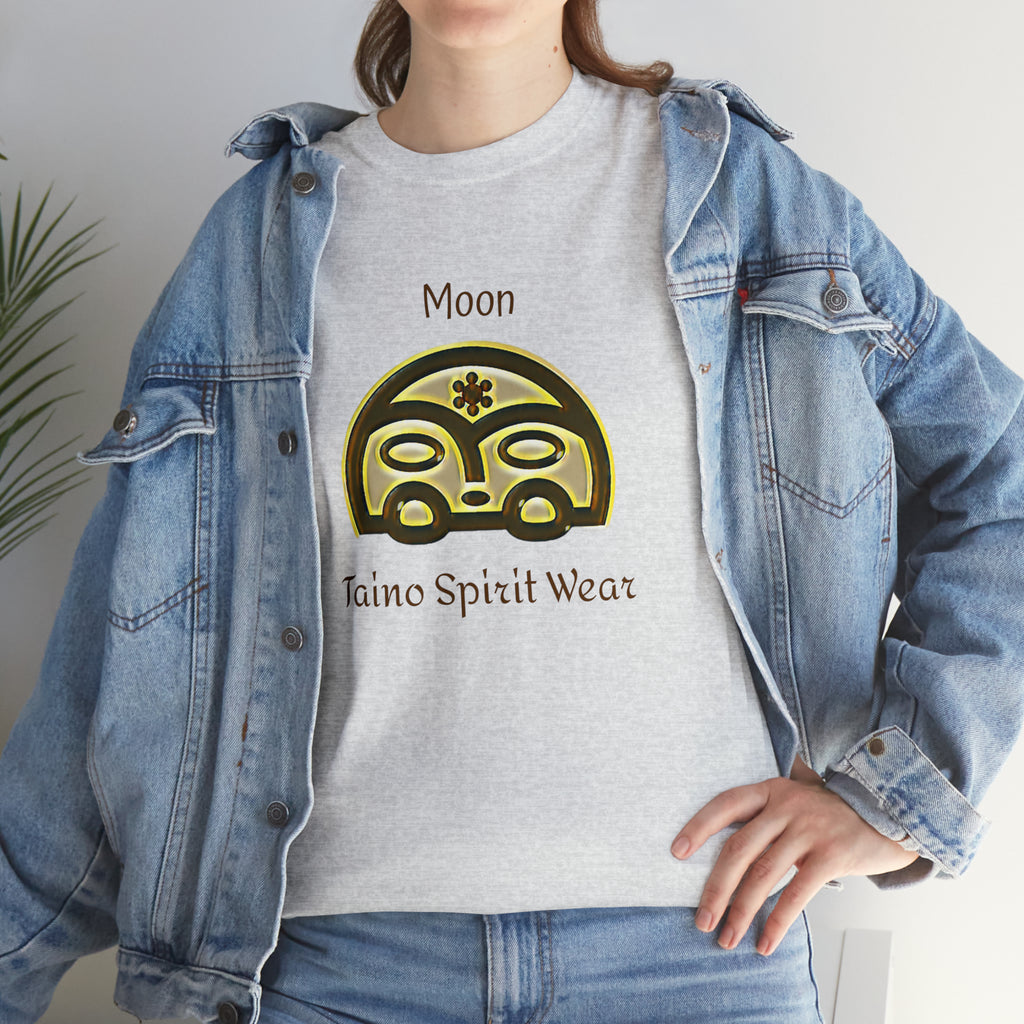 Taino Moon/ Puerto Rican Coqui Unisex Heavy Cotton Tee
