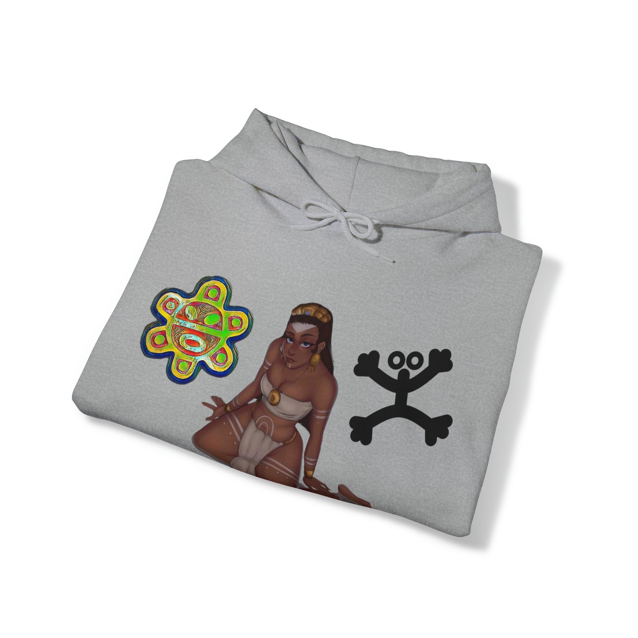 Taino Sun/Coqui/ Woman Warrior Unisex Heavy Blend™ Hooded Sweatshirt