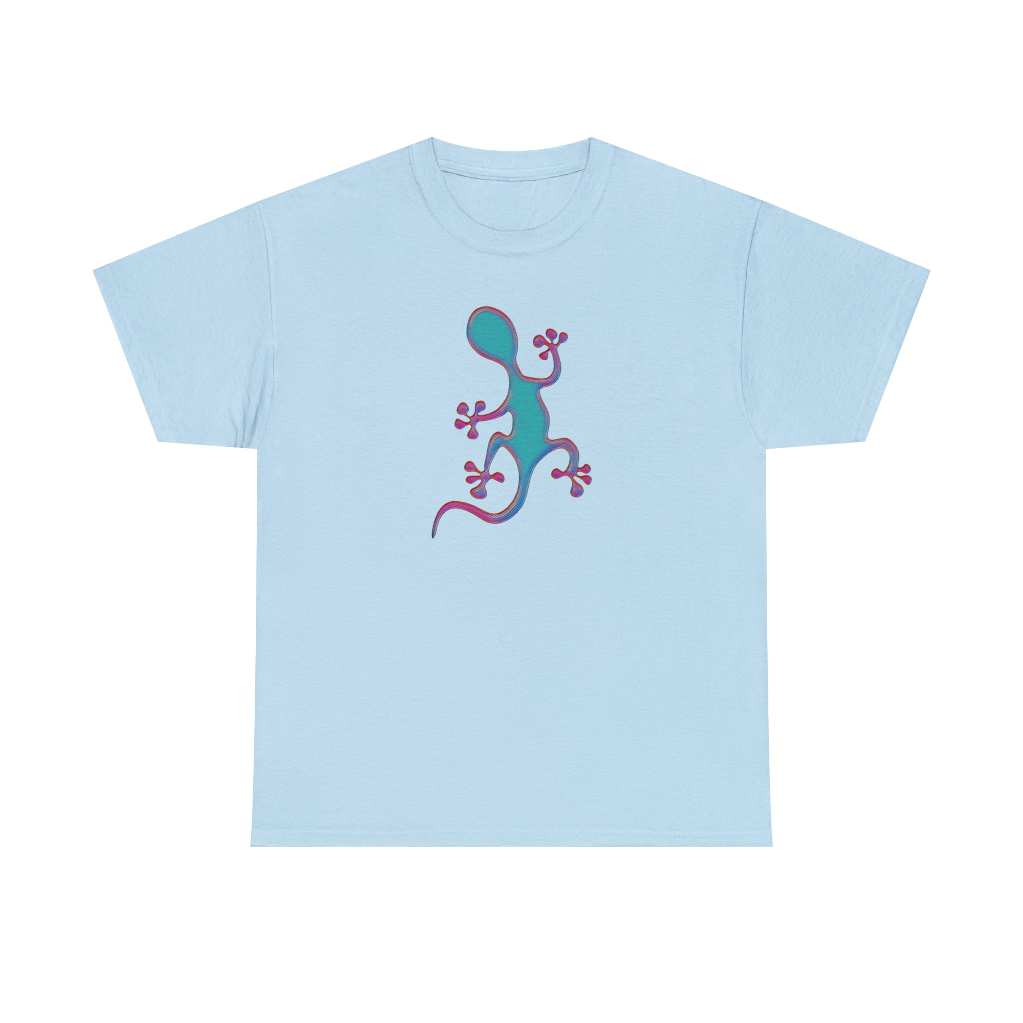 Taino-Inspired Salamander 2 Unisex Heavy Cotton Tee